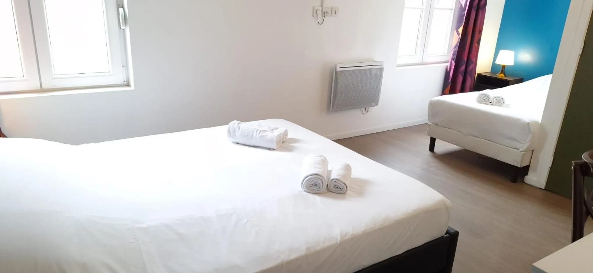 Bed in hôtel- restaurant le Saint Quentin