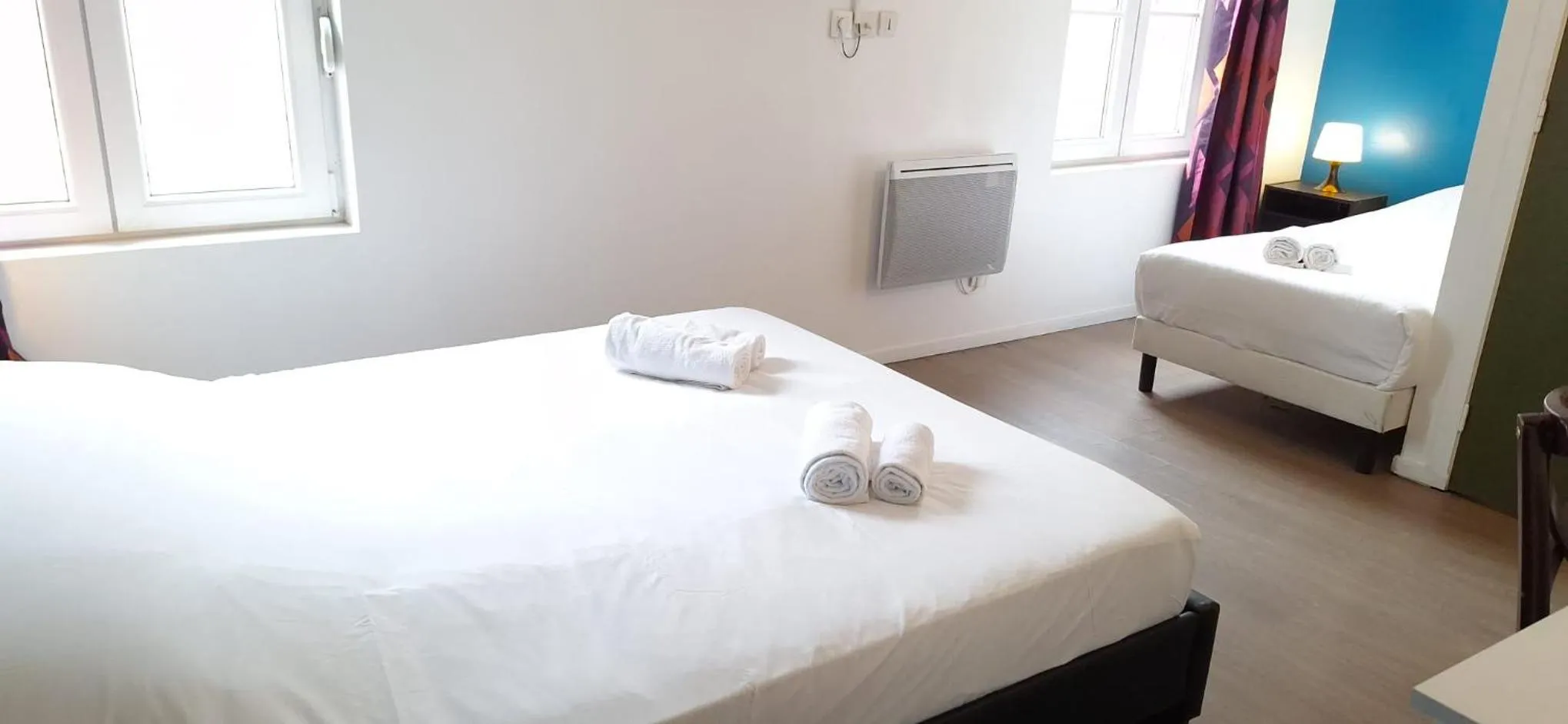 Bed in hôtel- restaurant le Saint Quentin