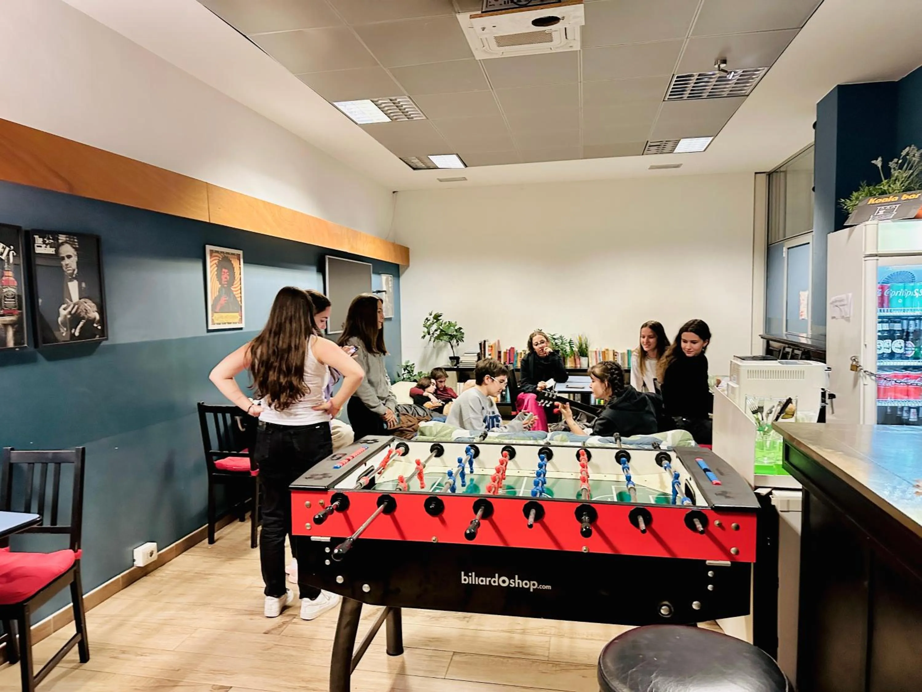 Communal lounge/ TV room in Koala Hostel