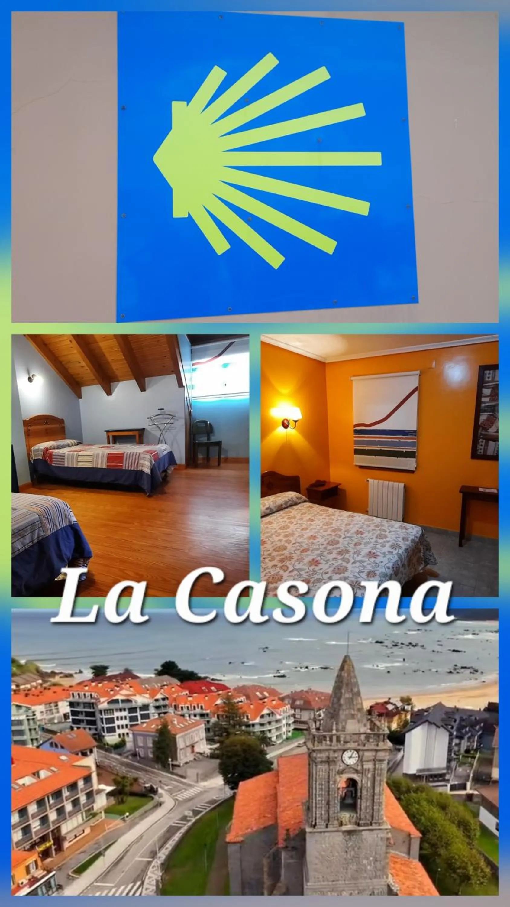 Property logo or sign, Bed in Hostería La Casona