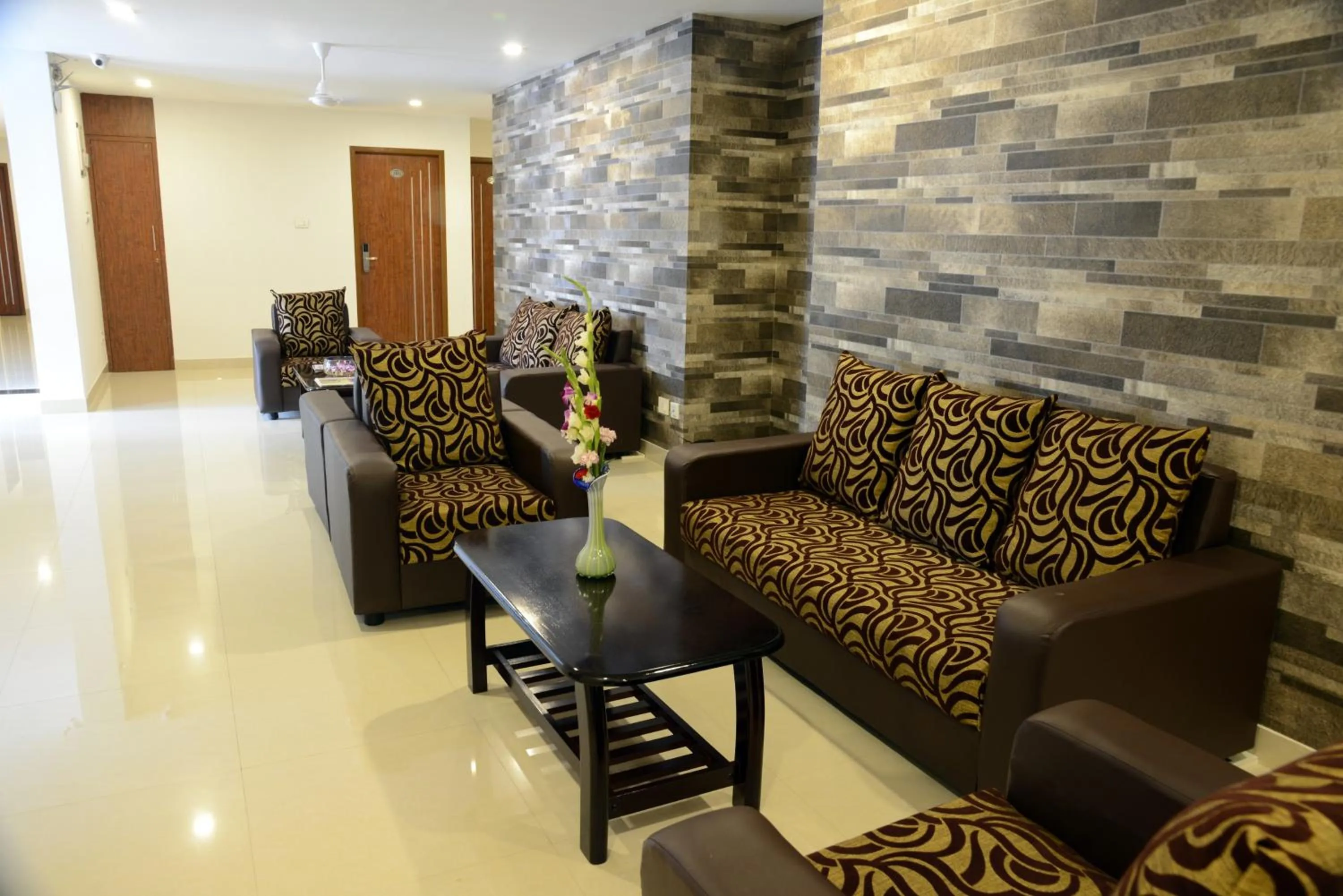 Living room in De Castle Inn