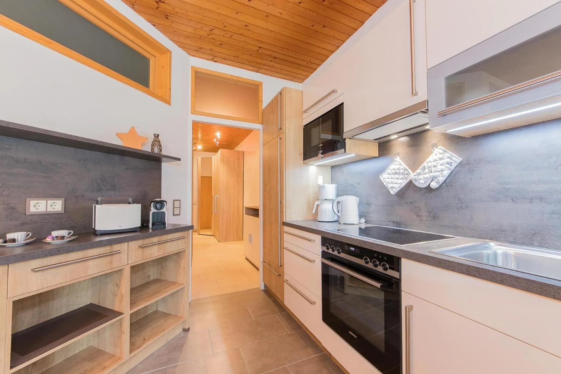 Kitchen or kitchenette in Haus St. Georg