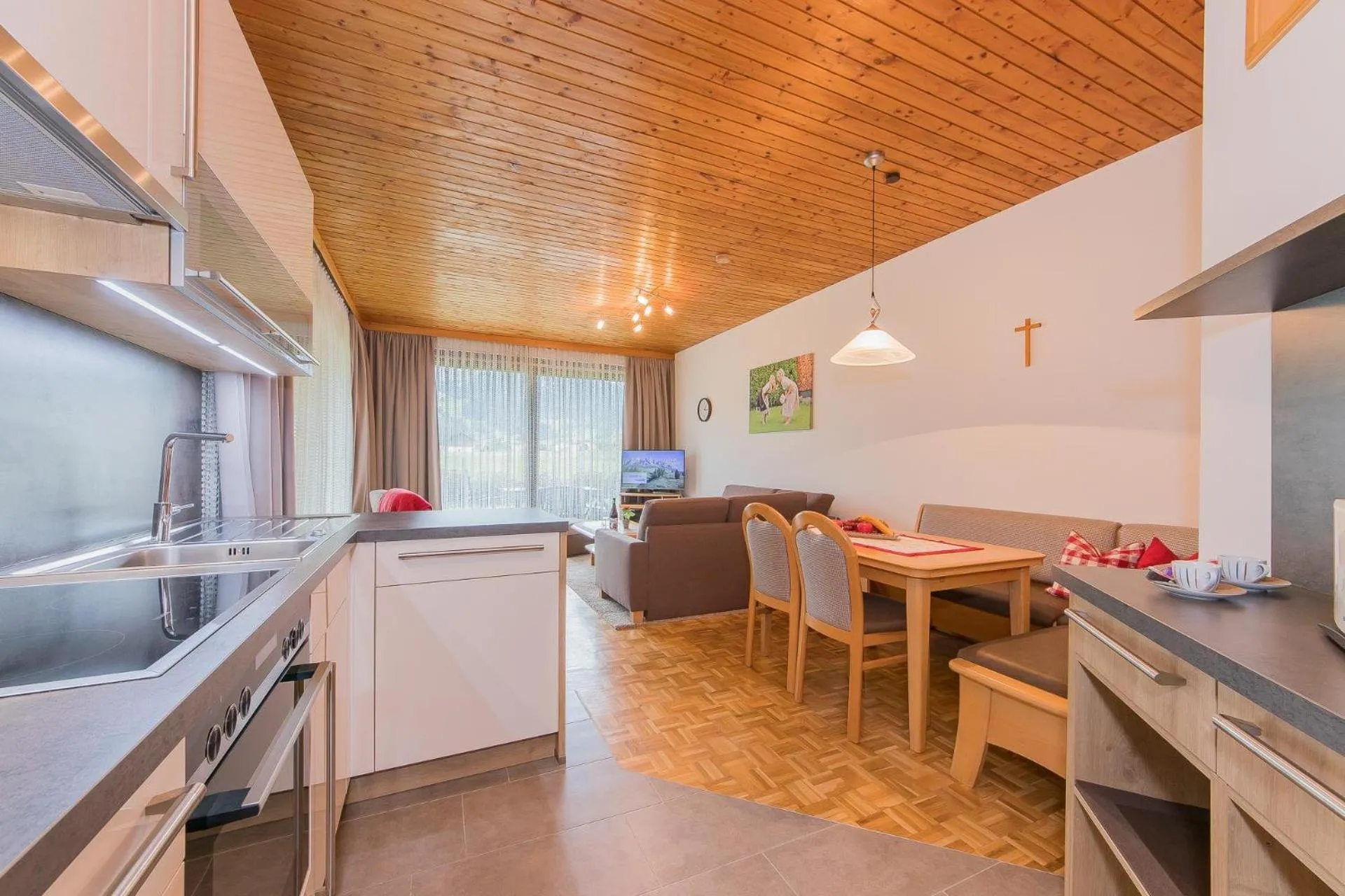 Kitchen or kitchenette in Haus St. Georg