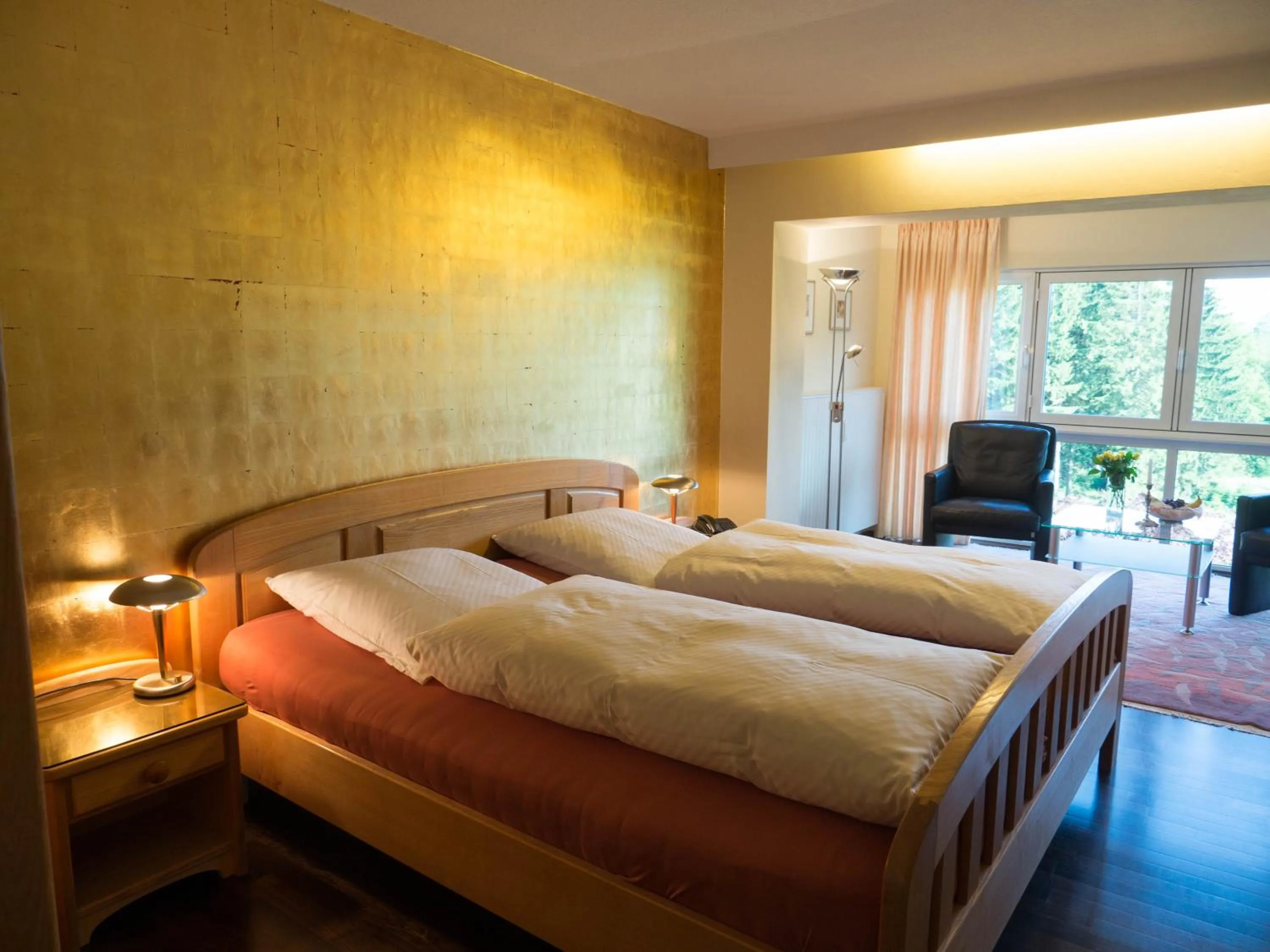 Bedroom, Bed in Hotel Landhaus Berghof