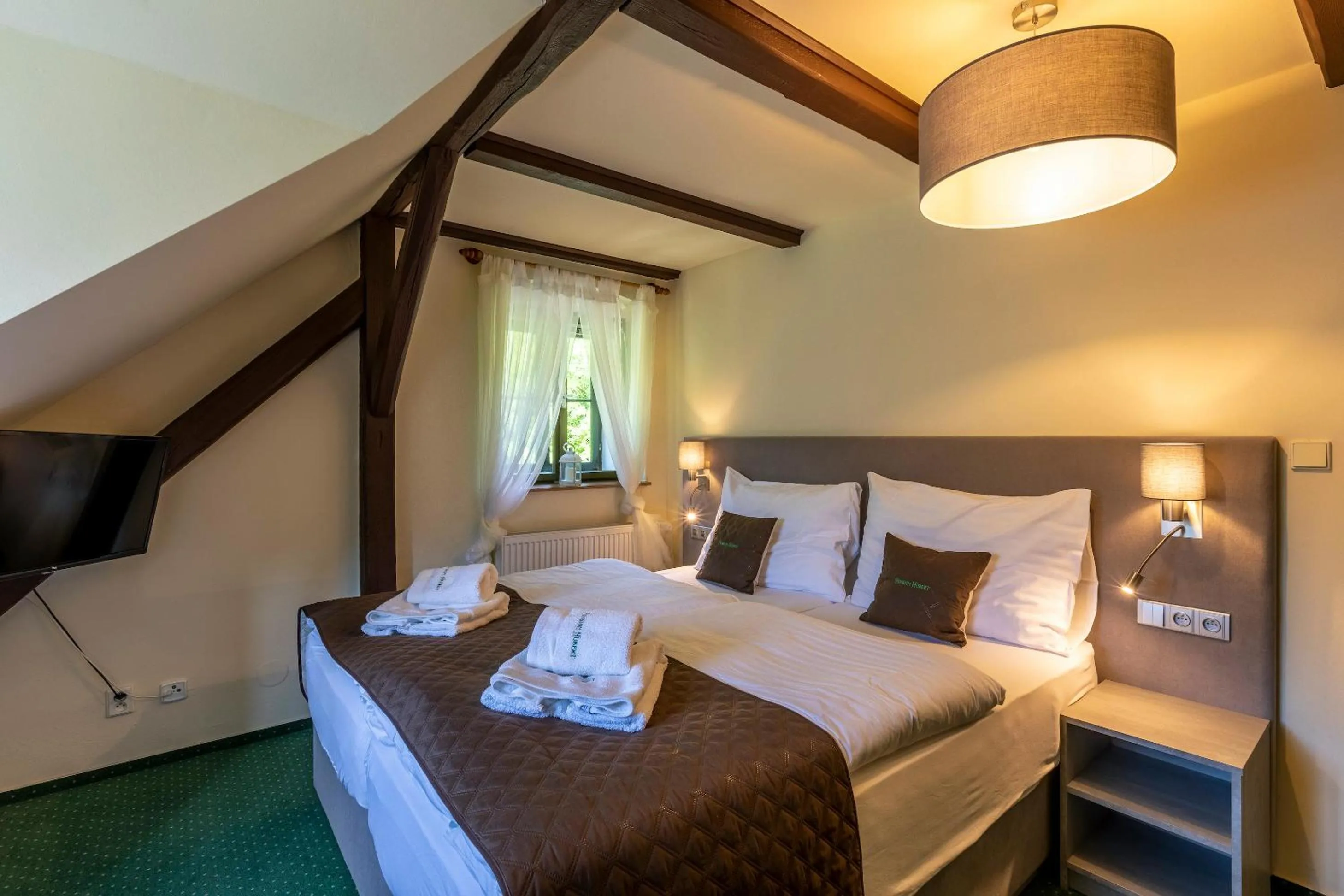 Bed in Pension Hubert