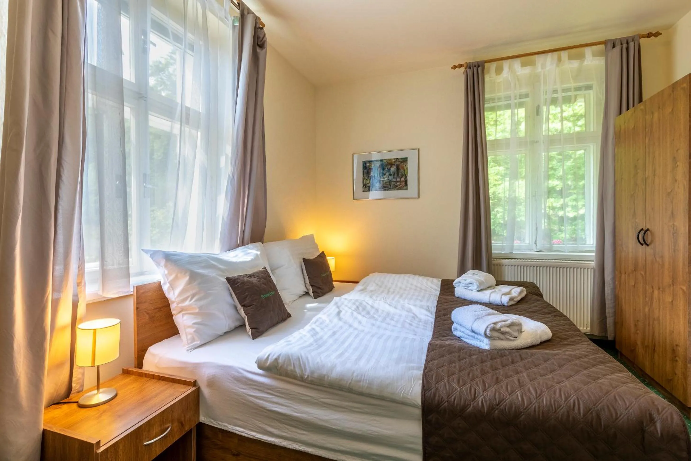 Bed in Pension Hubert