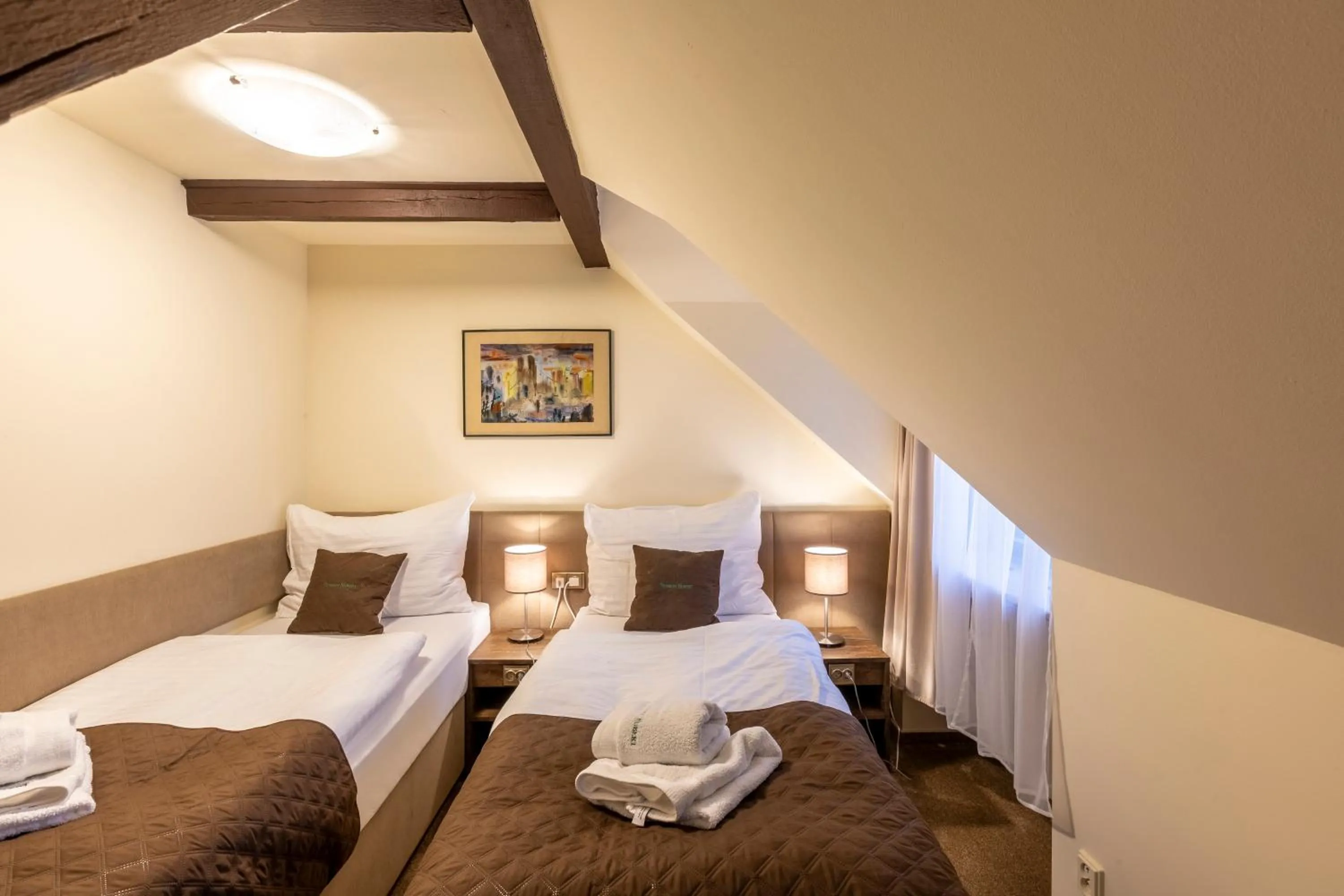 Bed in Pension Hubert