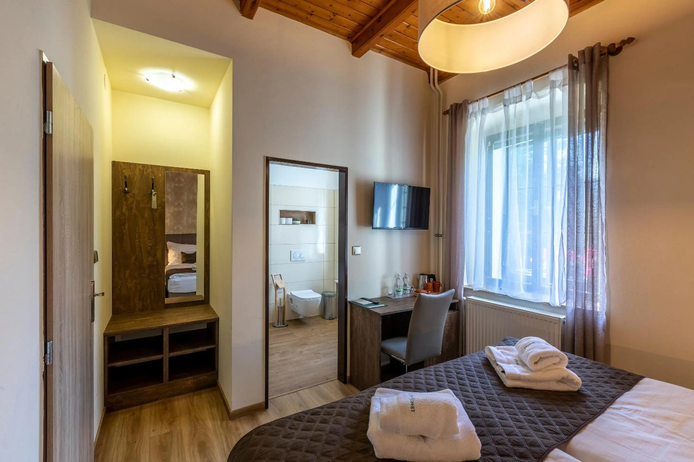 Bed in Pension Hubert