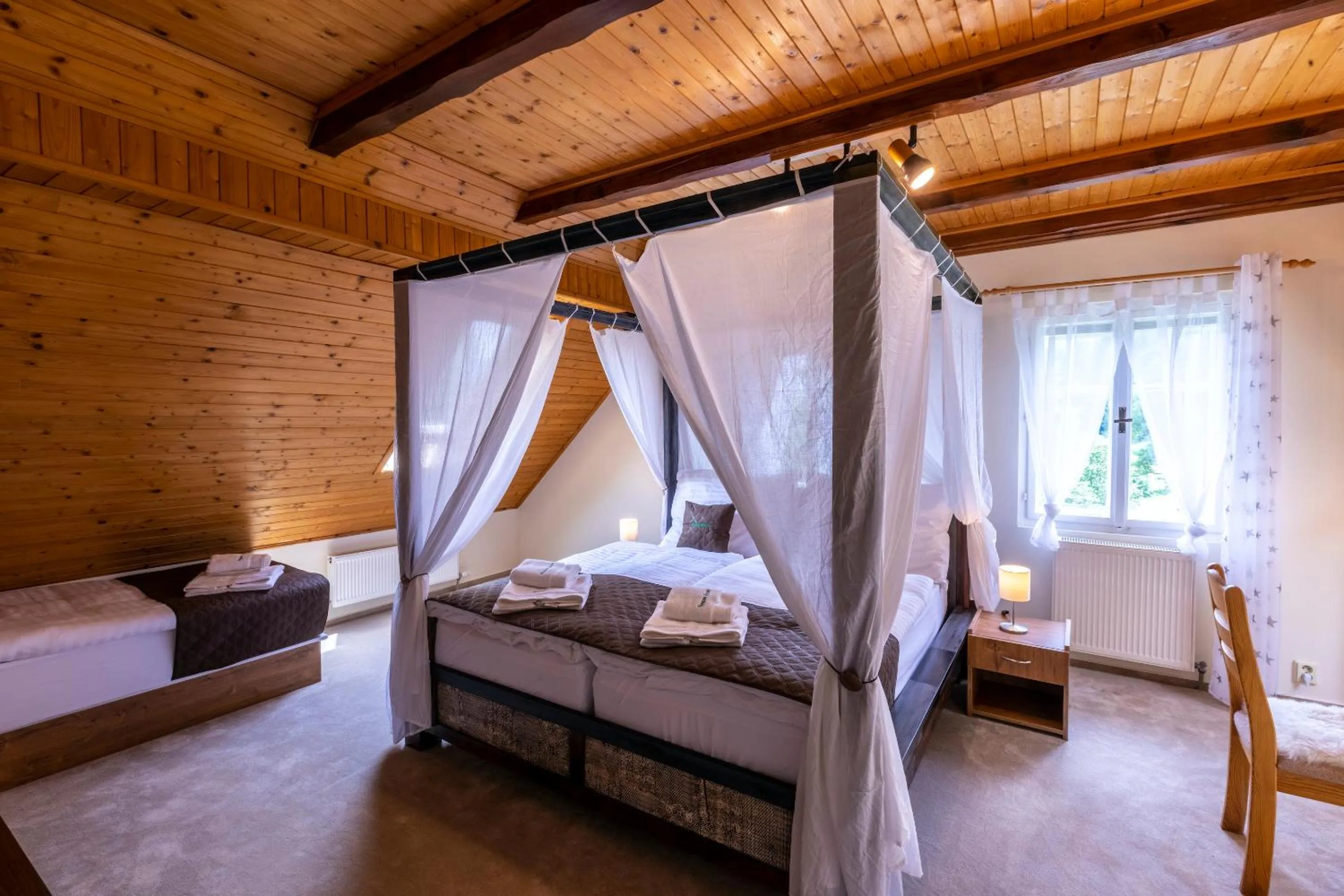 Bed in Pension Hubert