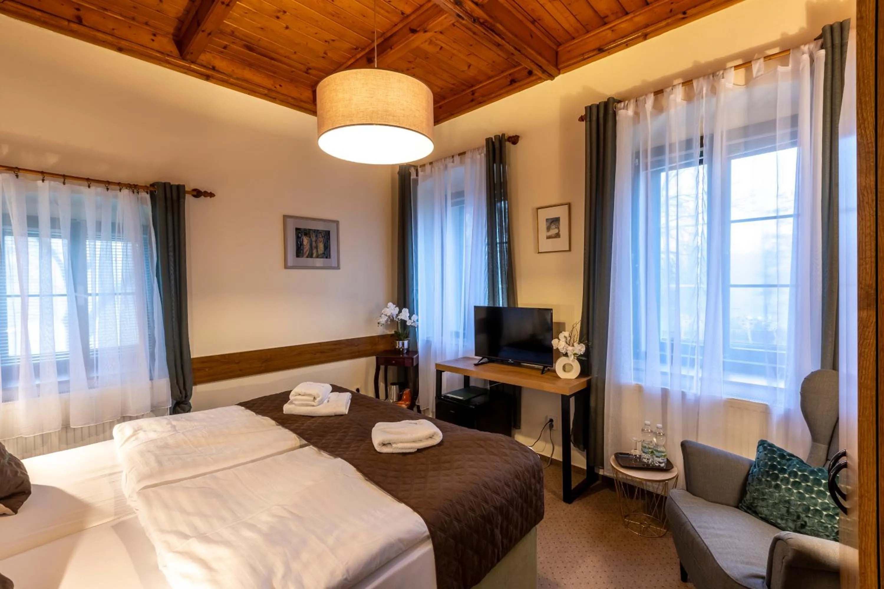 Bed in Pension Hubert