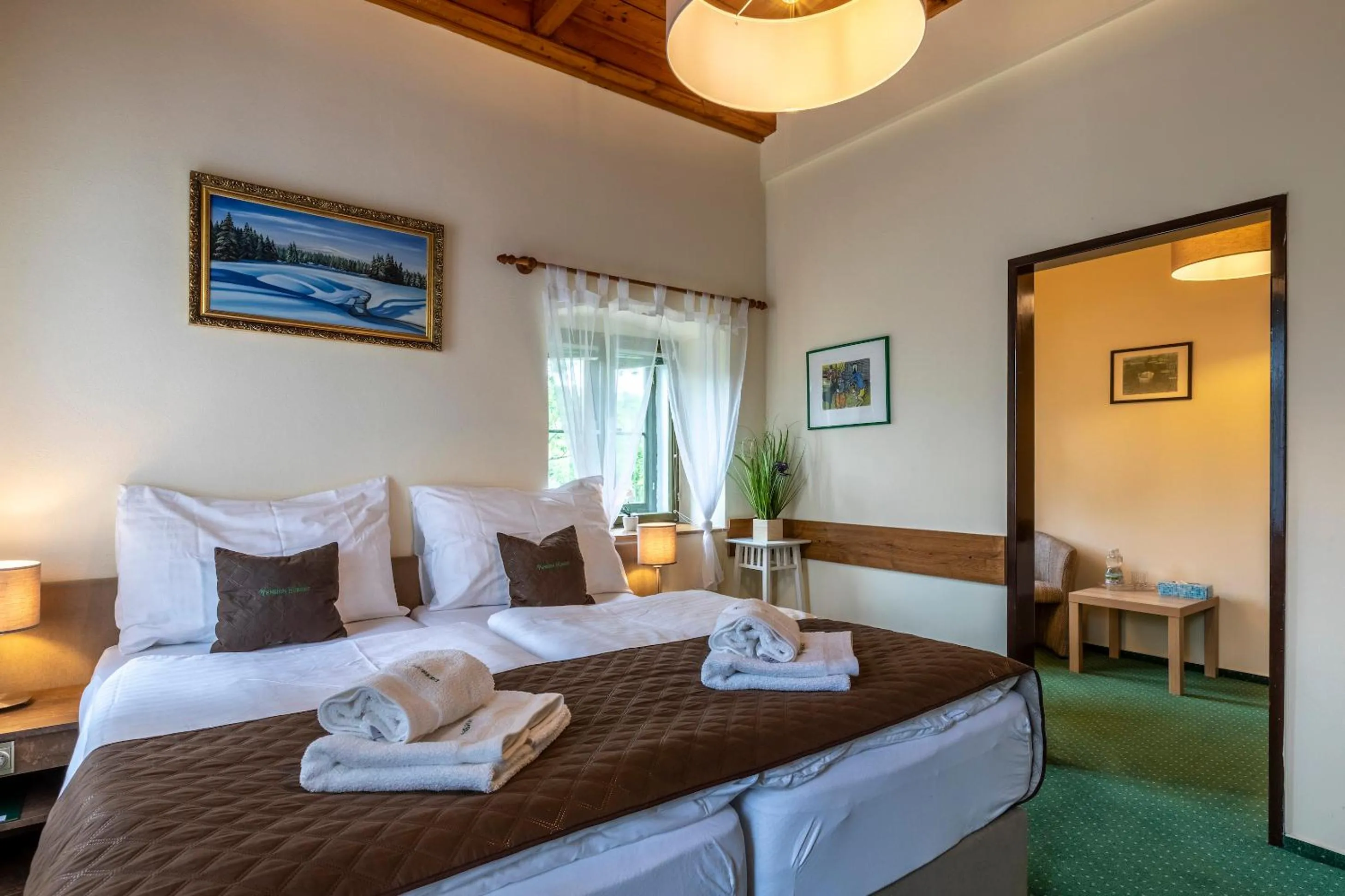 Bed in Pension Hubert