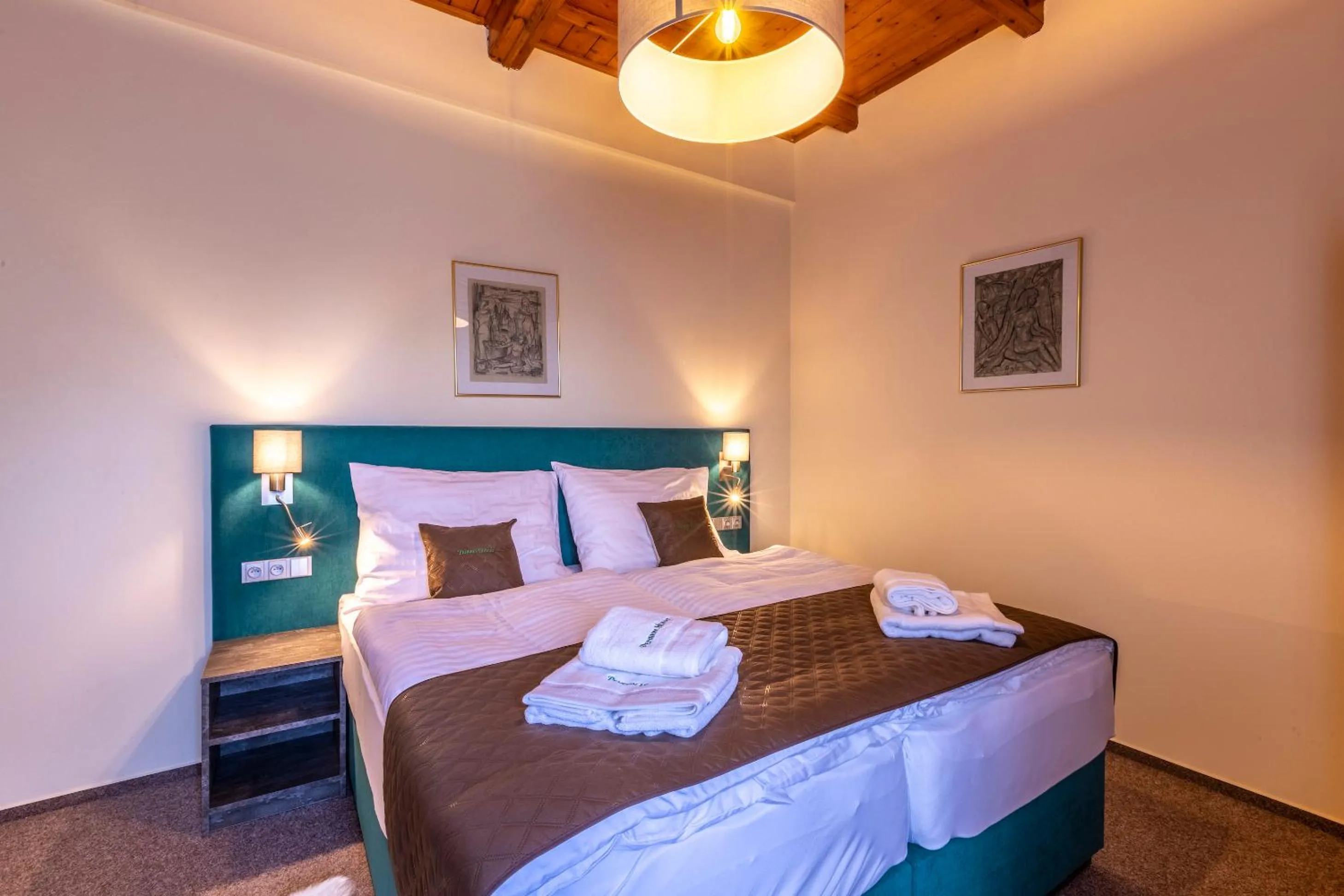Bed in Pension Hubert