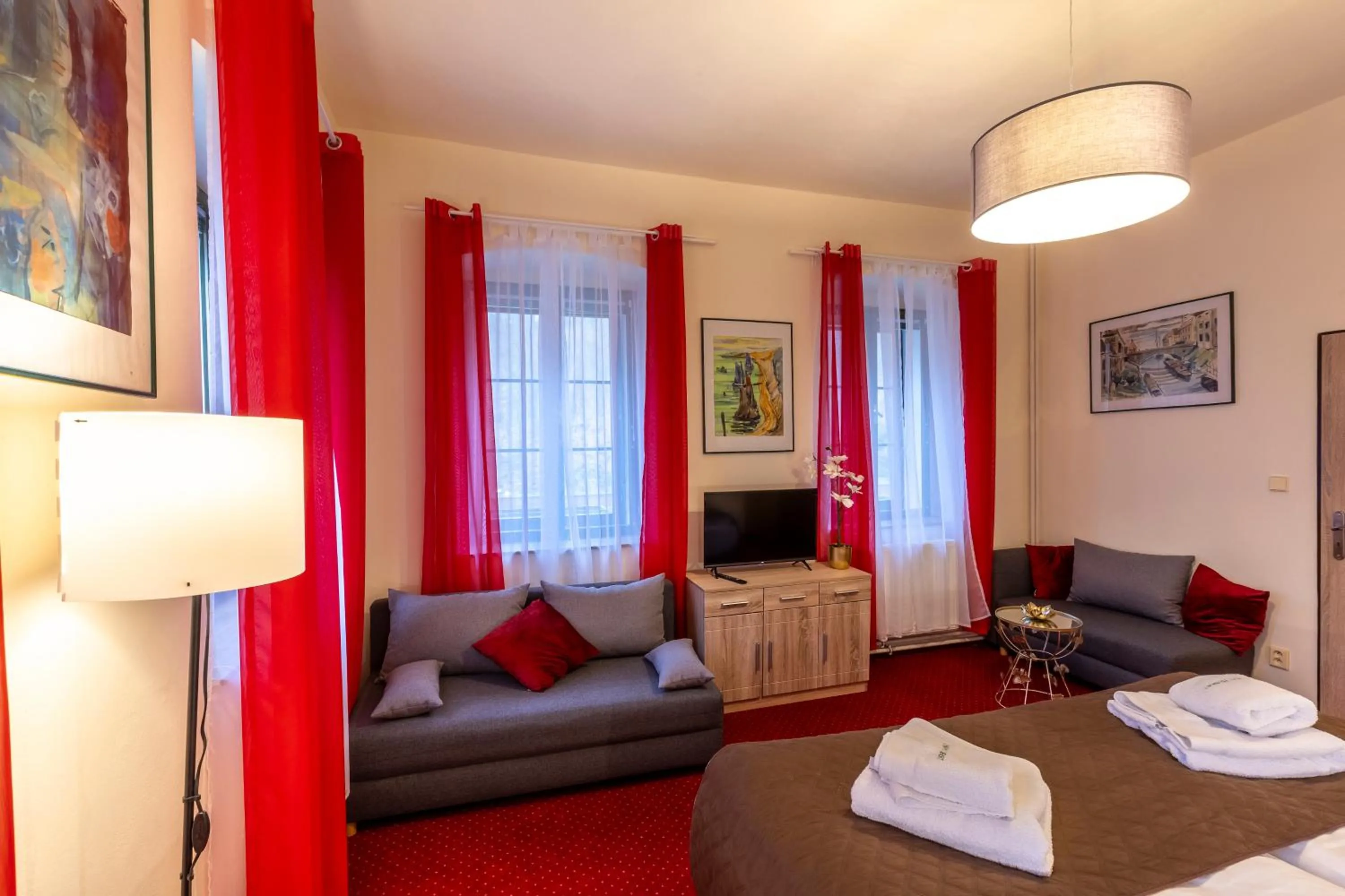 Bed in Pension Hubert