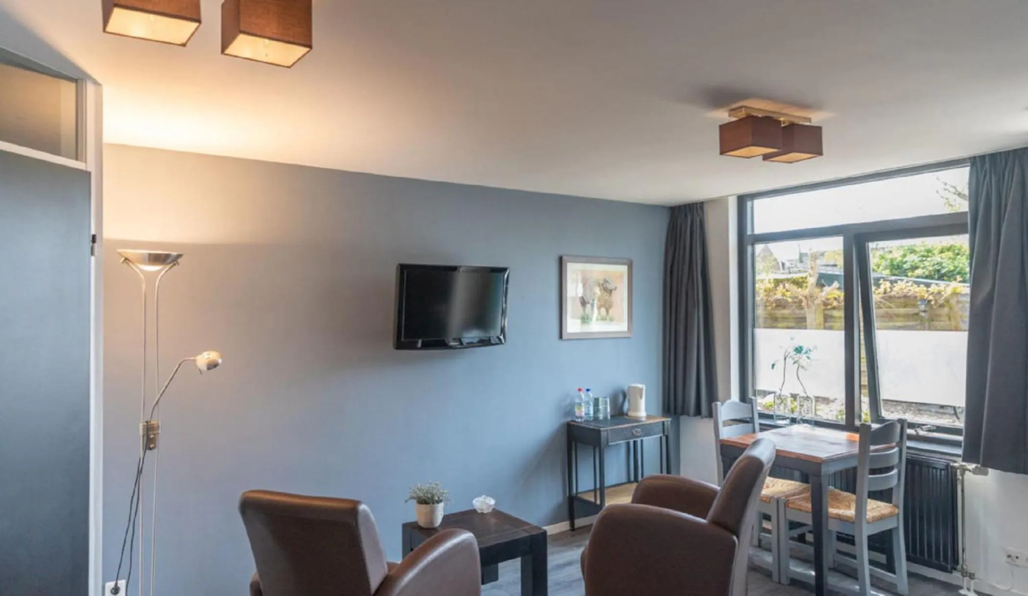 Seating area in Hotel-Restaurant Loodsmans Welvaren