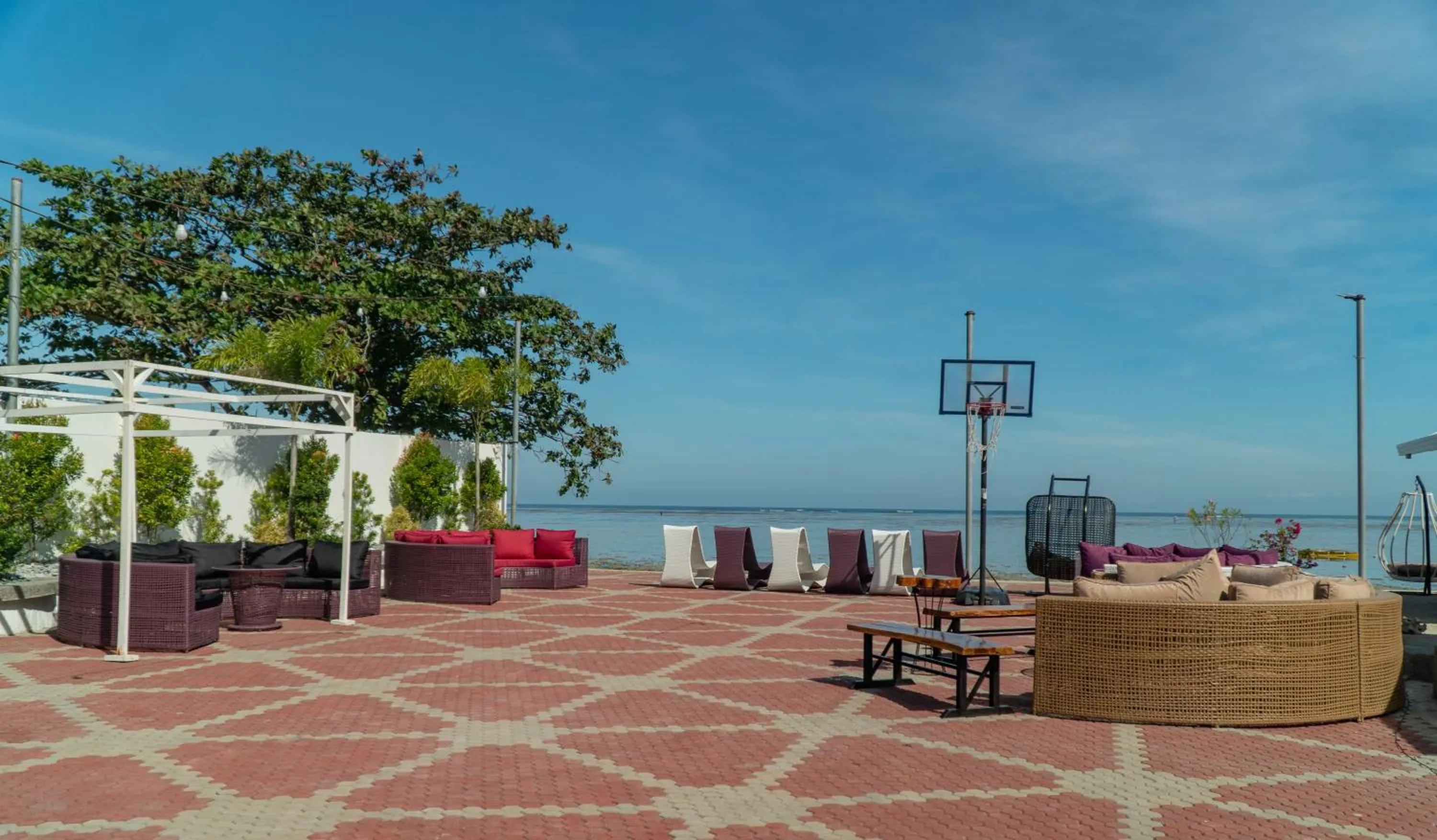 Day in The Blessed Purple Bamboo Beach Resort