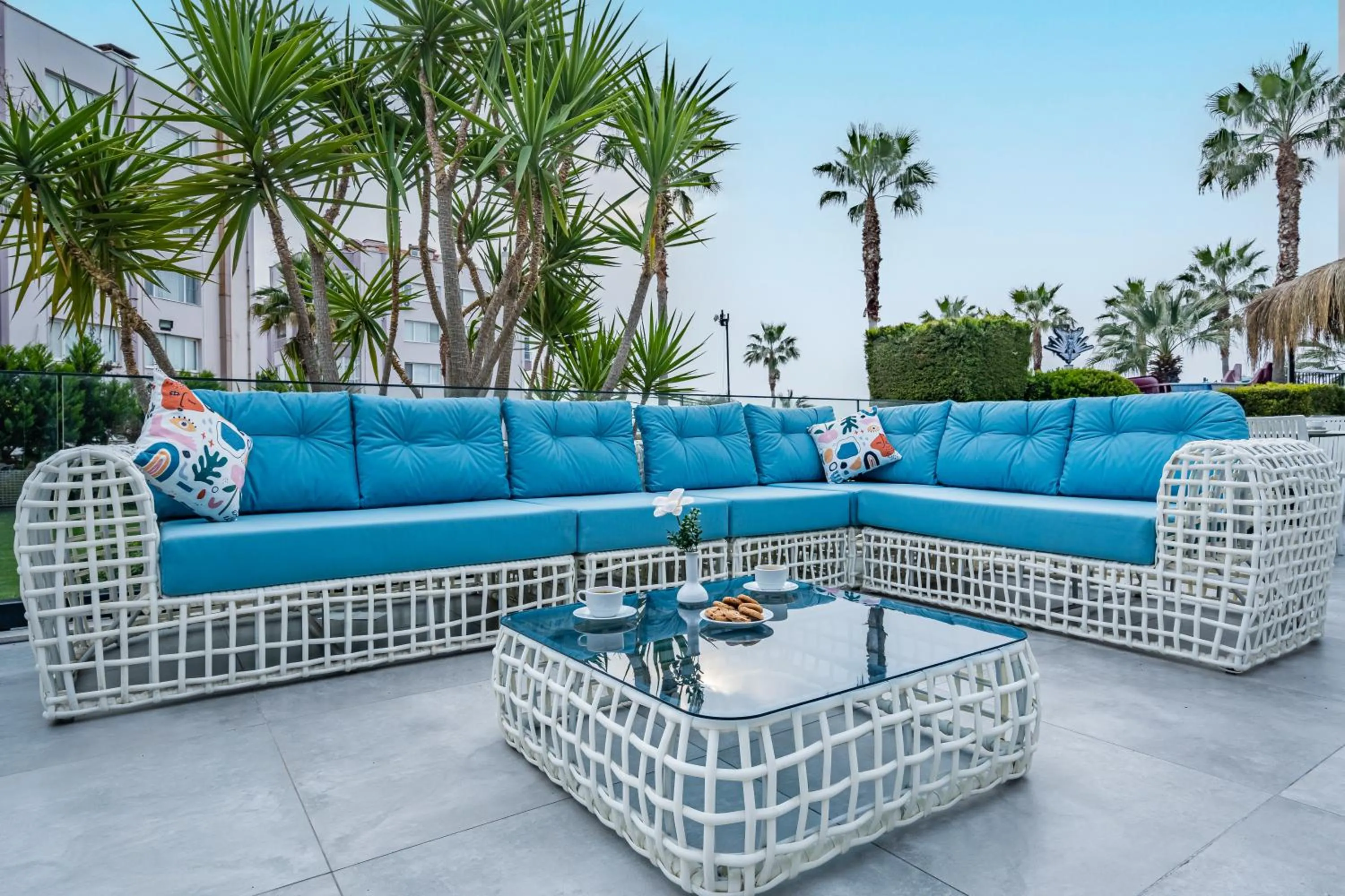 Seating area in Odelia Resort Hotel