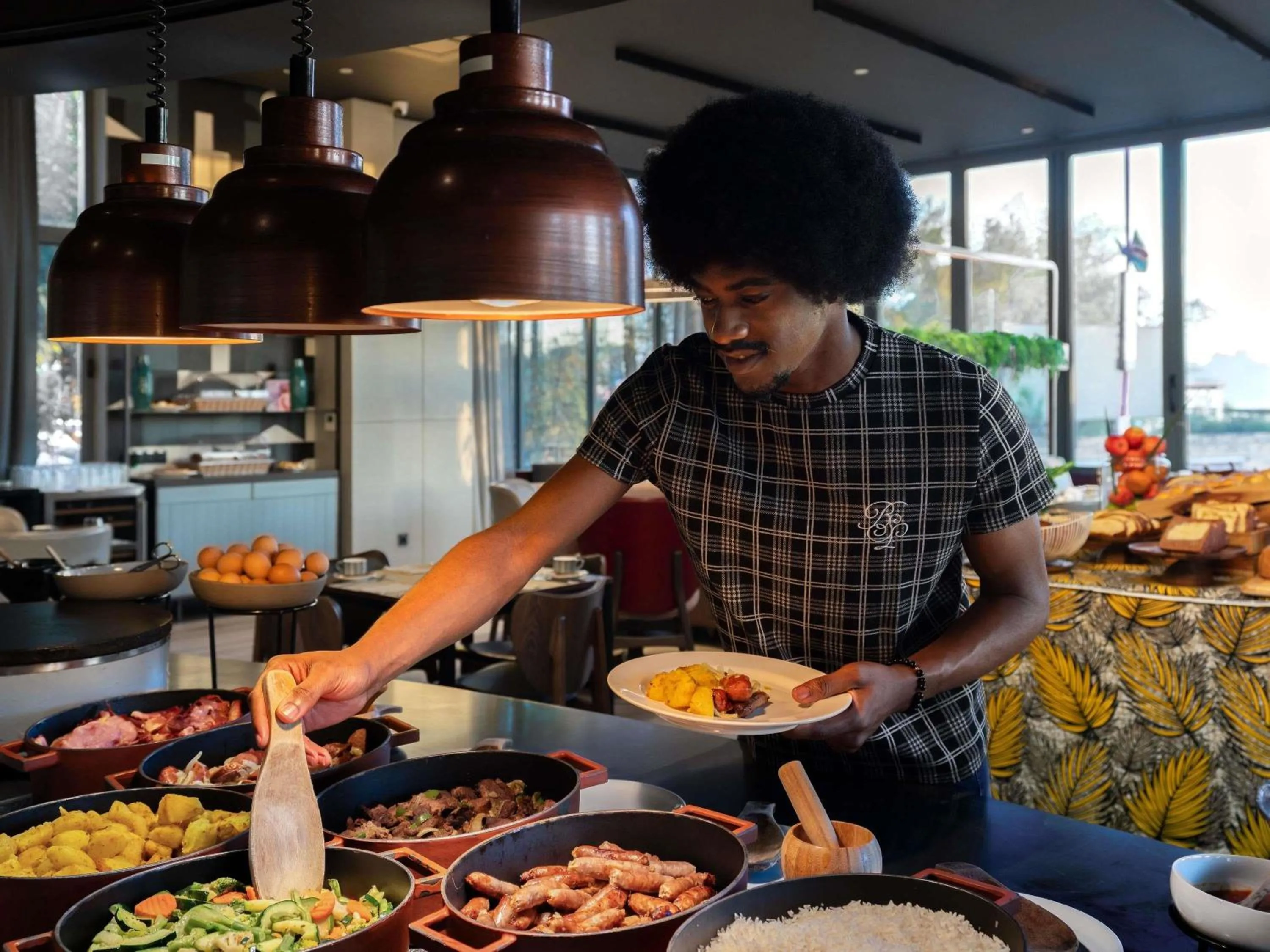 Breakfast in Novotel Lubumbashi