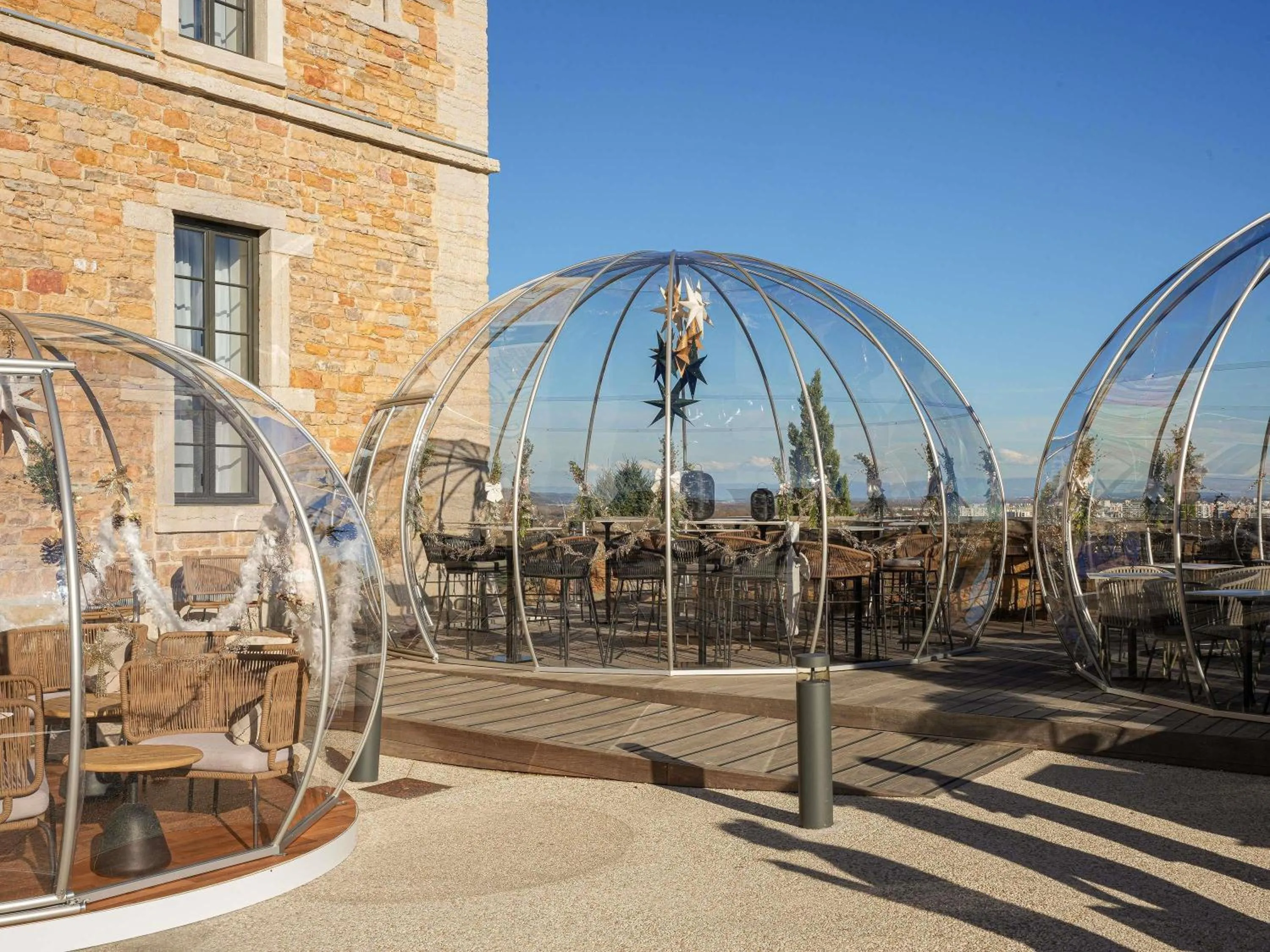 Lounge or bar in Hôtel Fort St Laurent Lyon - Handwritten Collection