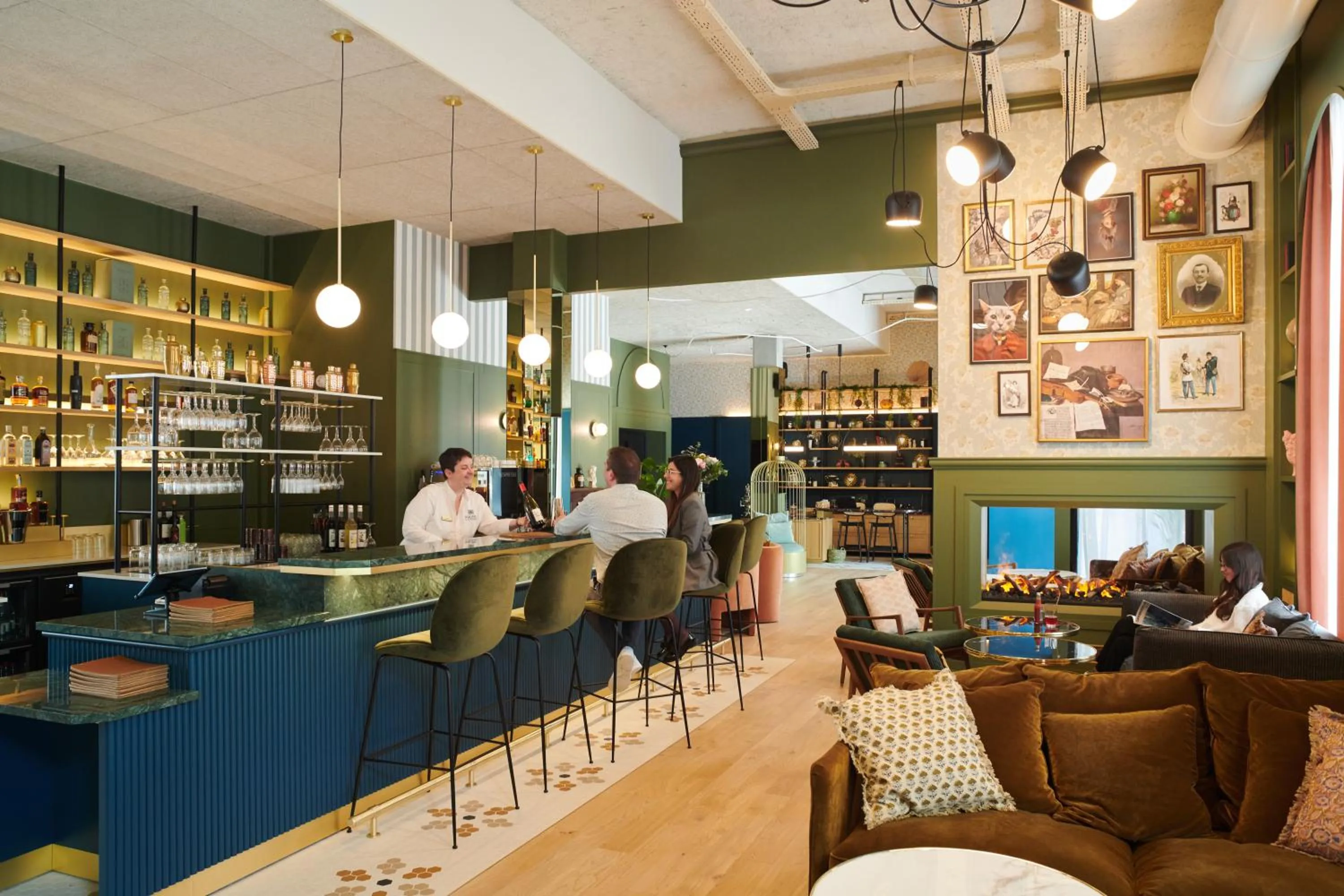 Lounge or bar in Square Lodge Hotel Accor - La Roche-sur-Yon