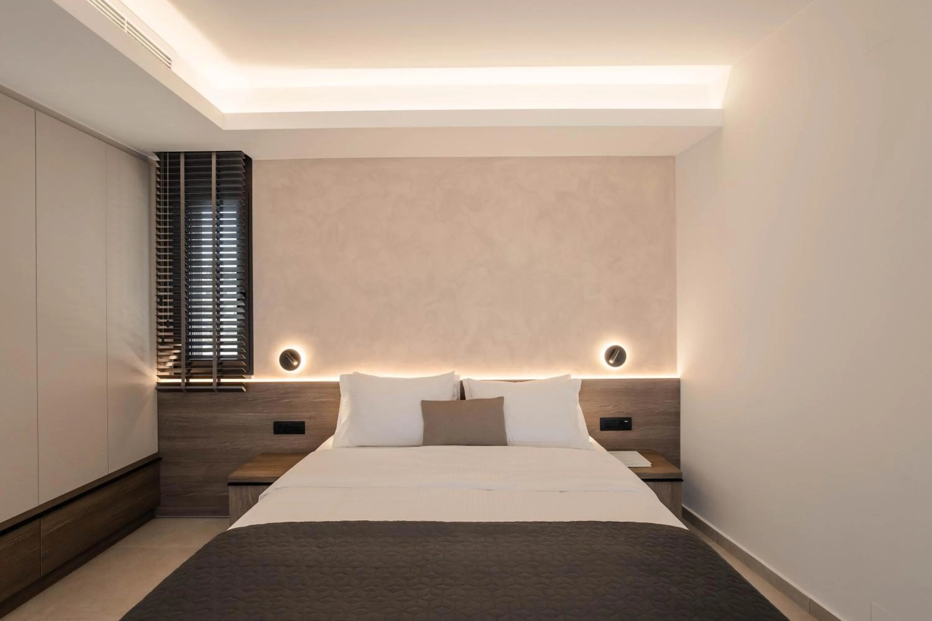 Bedroom, Bed in Chania Elegance Suites