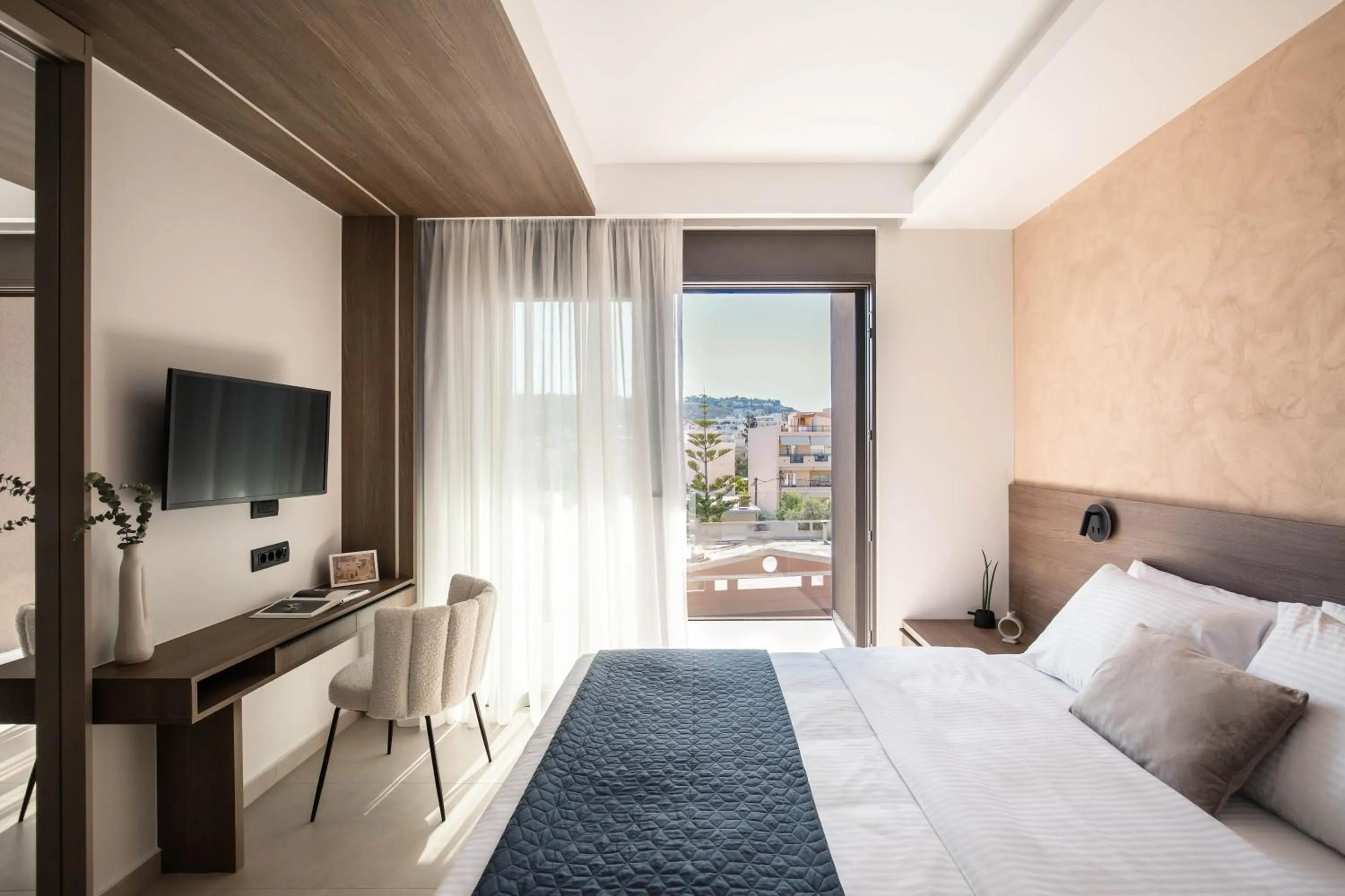Bedroom, Bed in Chania Elegance Suites