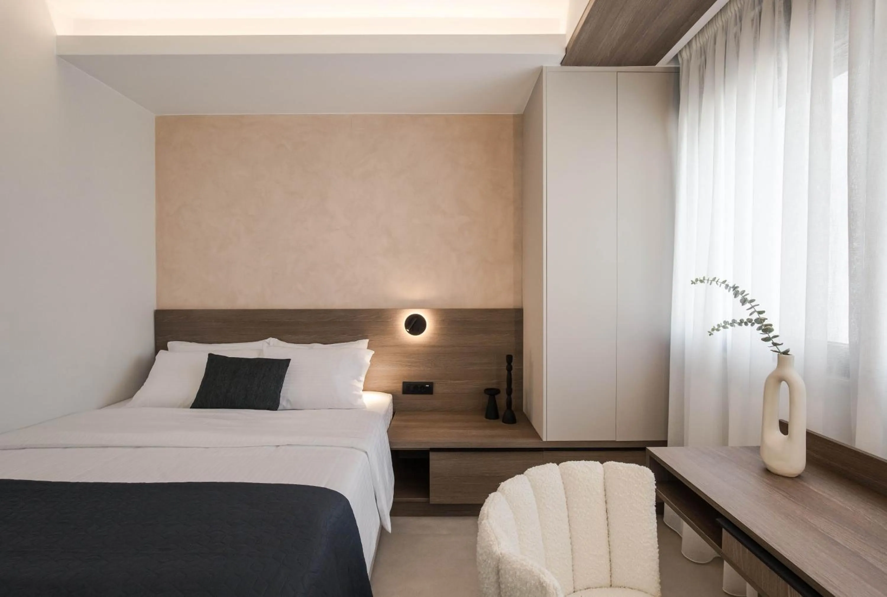 Bedroom, Bed in Chania Elegance Suites