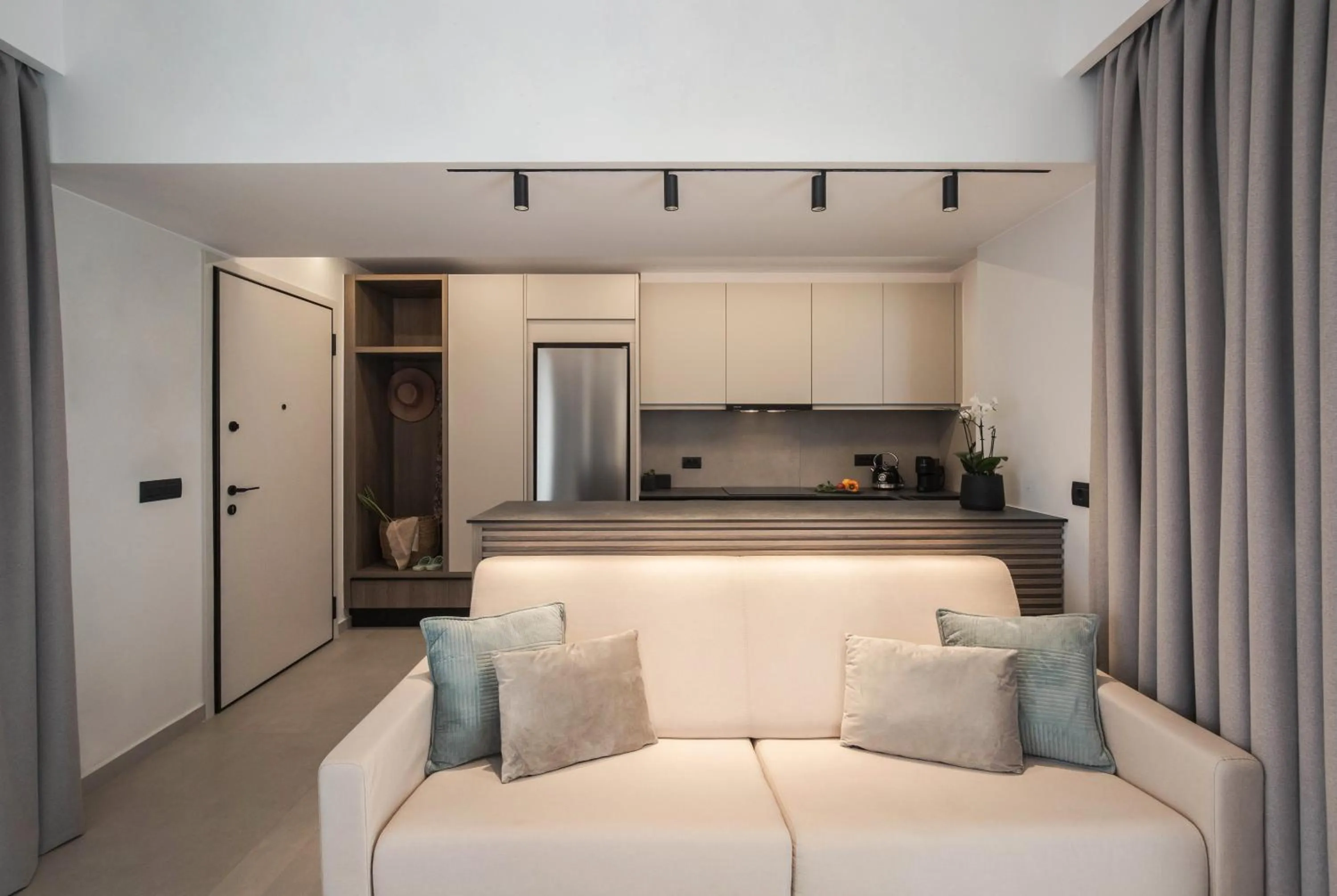 Living room in Chania Elegance Suites