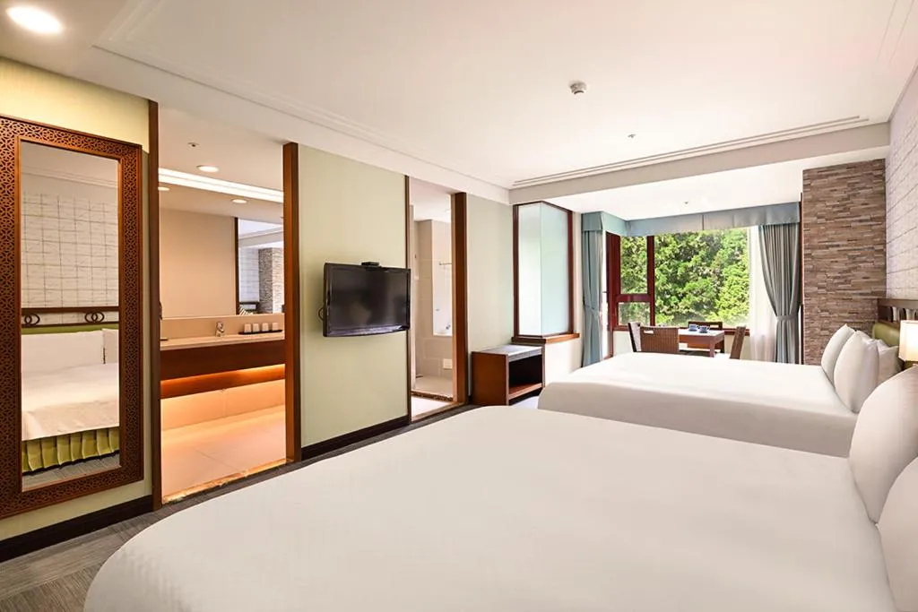 Bed in Alishan Hotel