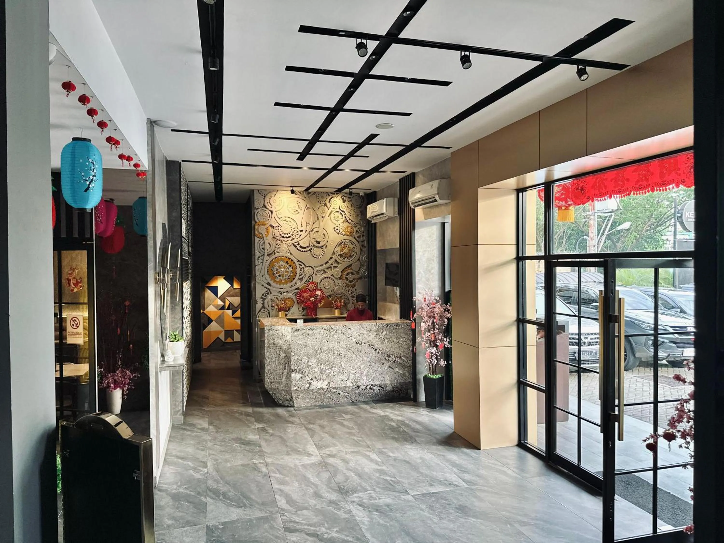 Lobby or reception in My Home Hotel Pontianak