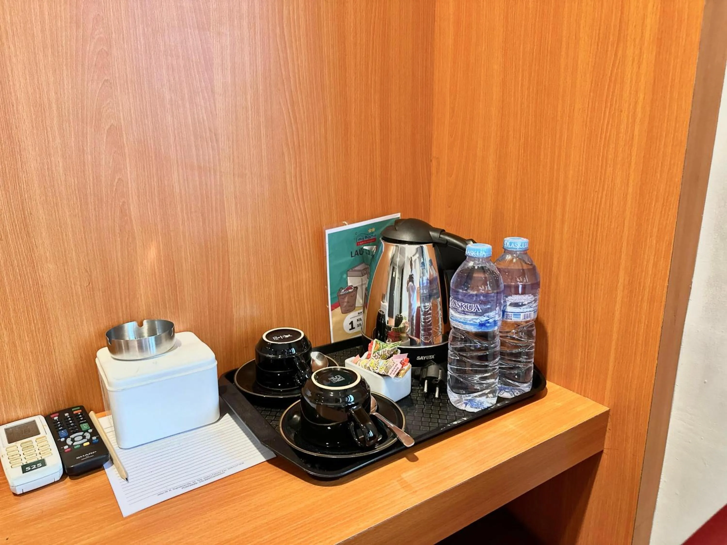 Coffee/tea facilities in My Home Hotel Pontianak