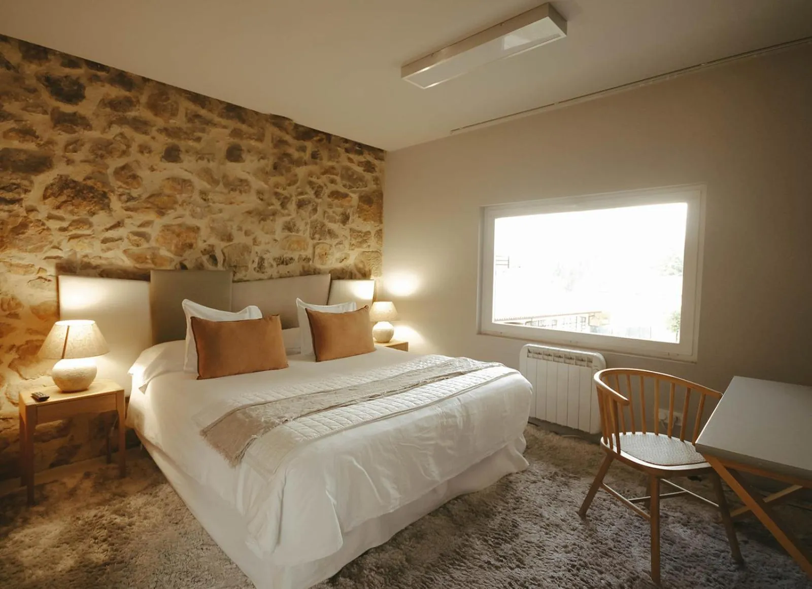 Bed in Hotel Garaiko Landetxea