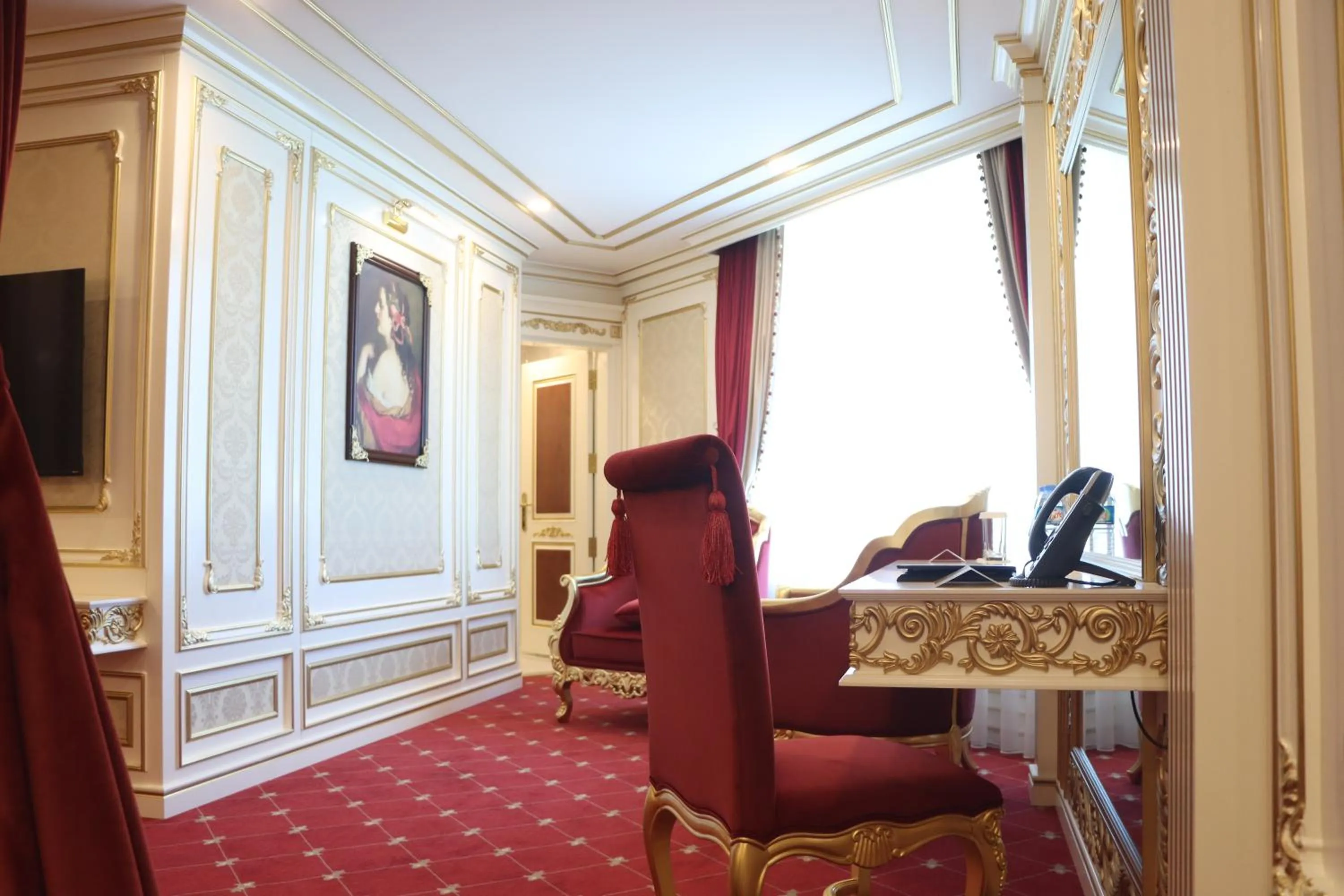 Seating area in Cristal Erbil Hotel