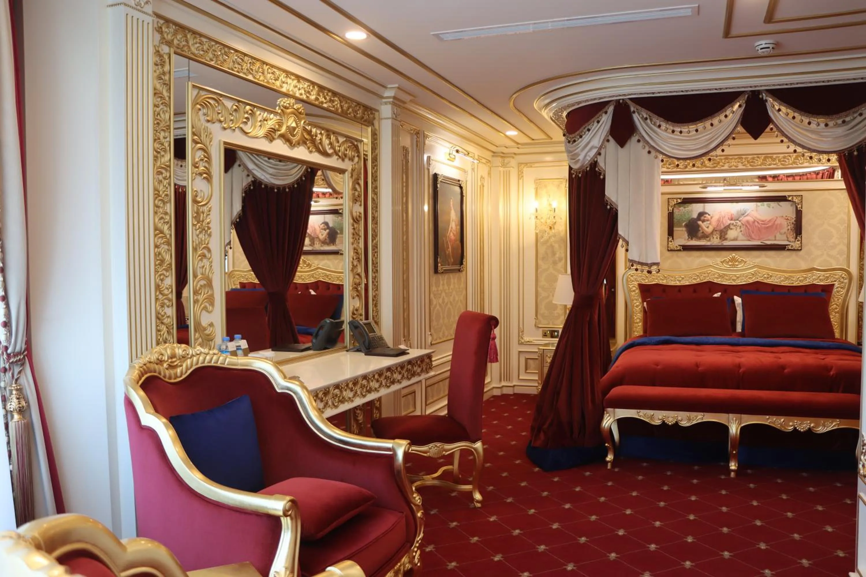 Bed in Cristal Erbil Hotel