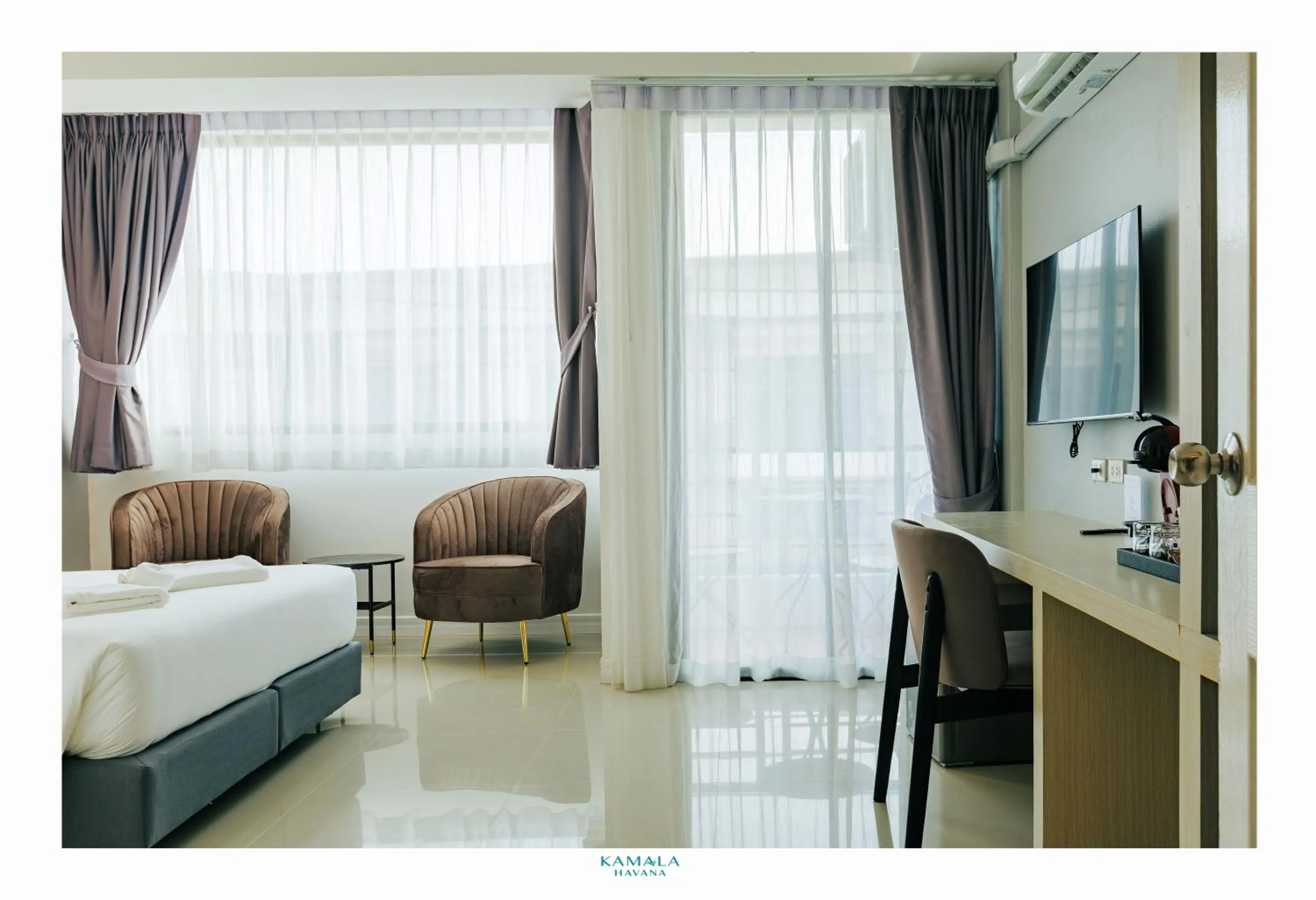 Bedroom, Bed in Kamala Havana Hotel and Cafe