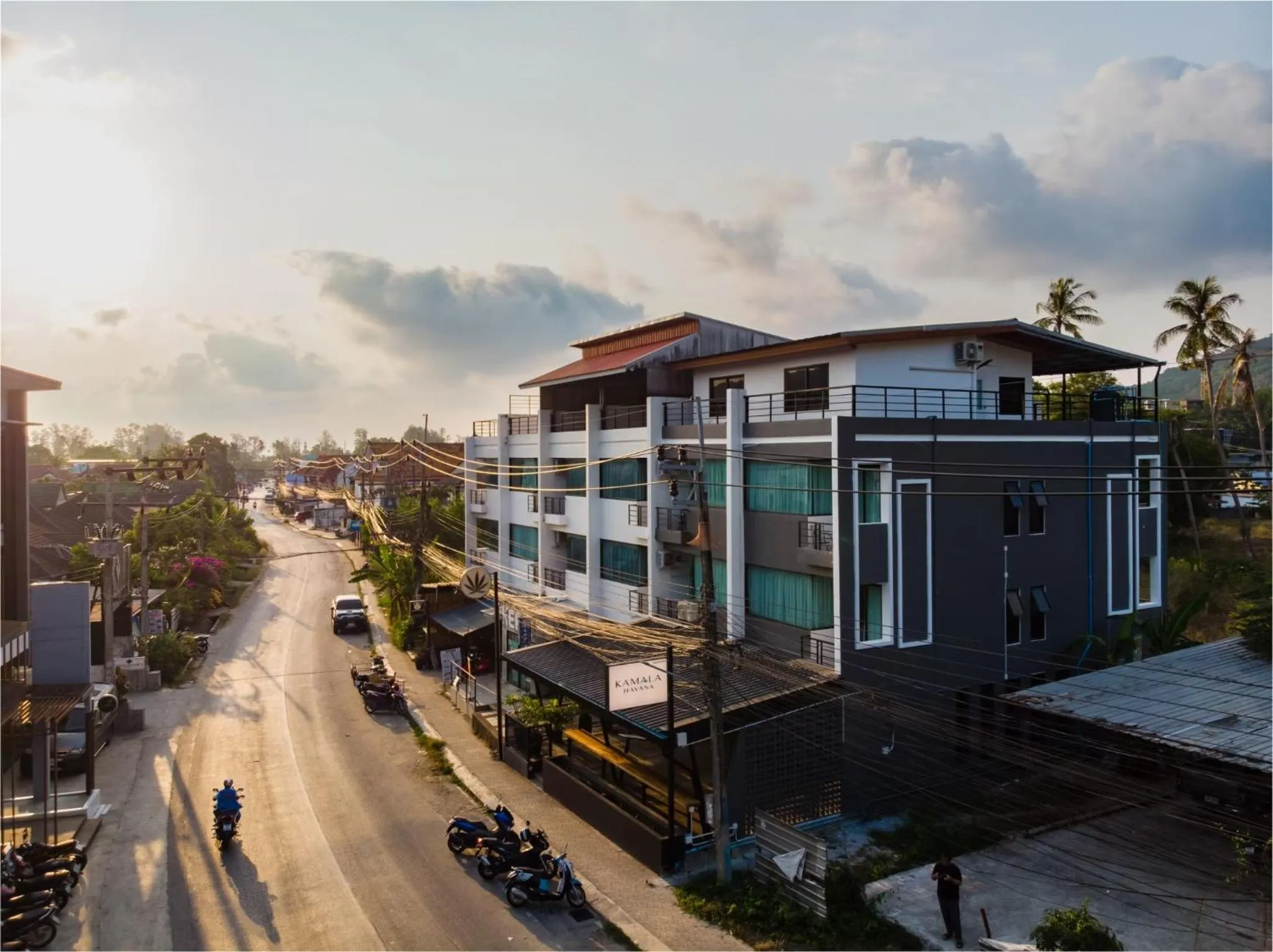 Property building in Kamala Havana Hotel and Cafe