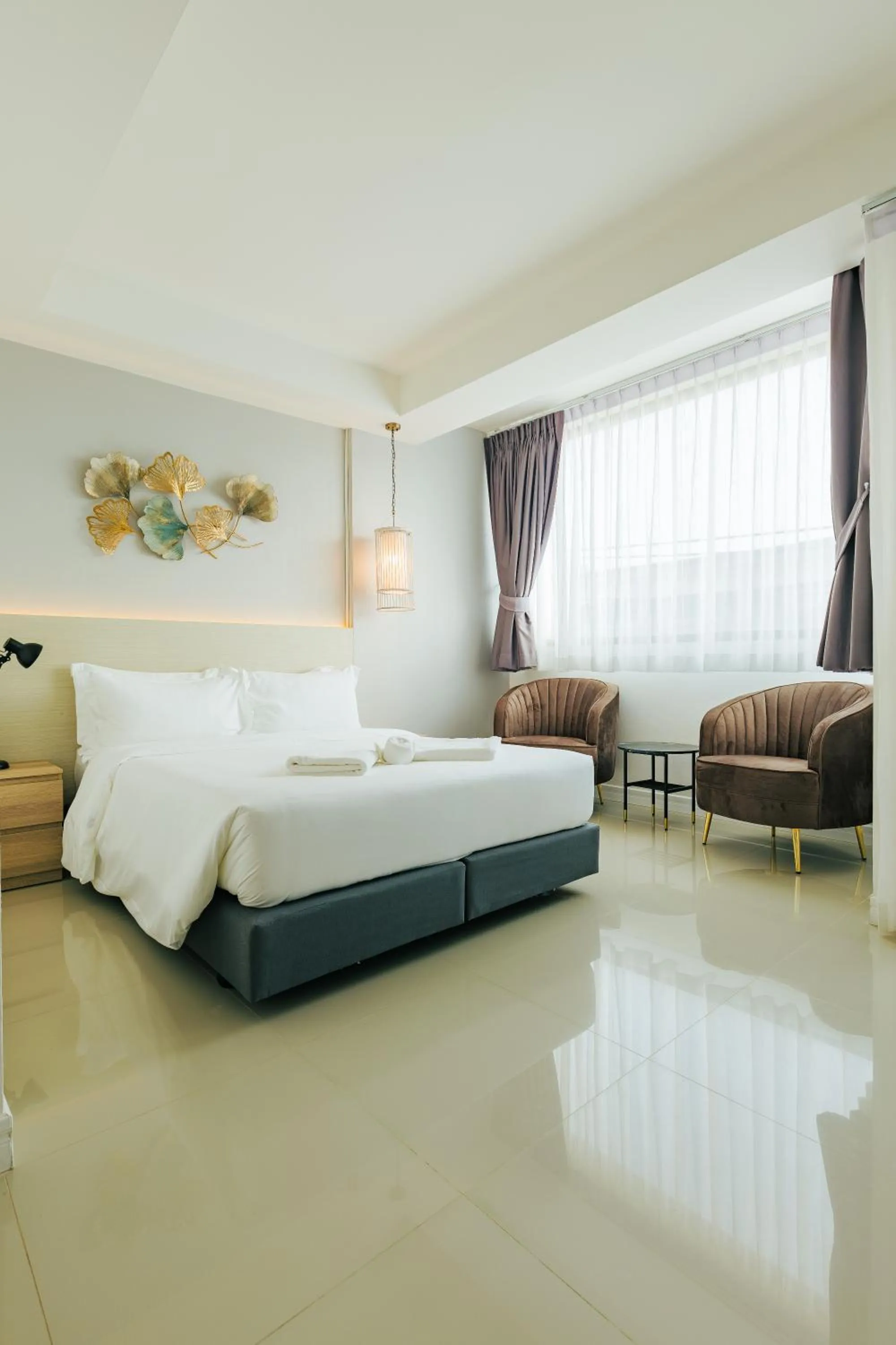 Bed in Kamala Havana Hotel and Cafe