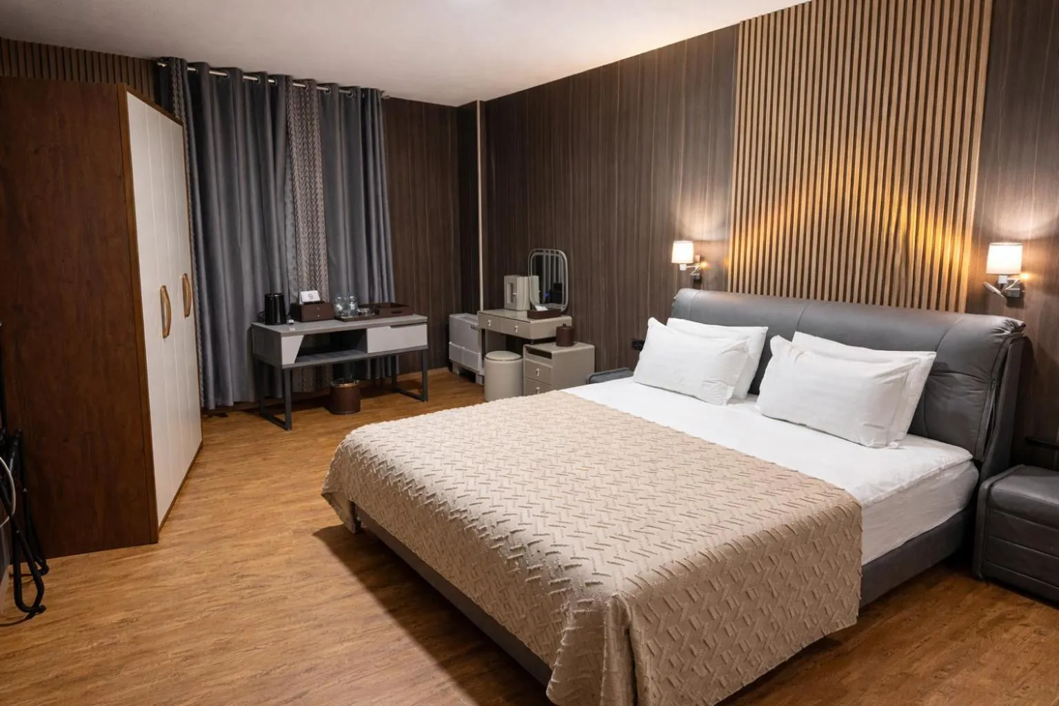 Bed in Grey Star Hotel