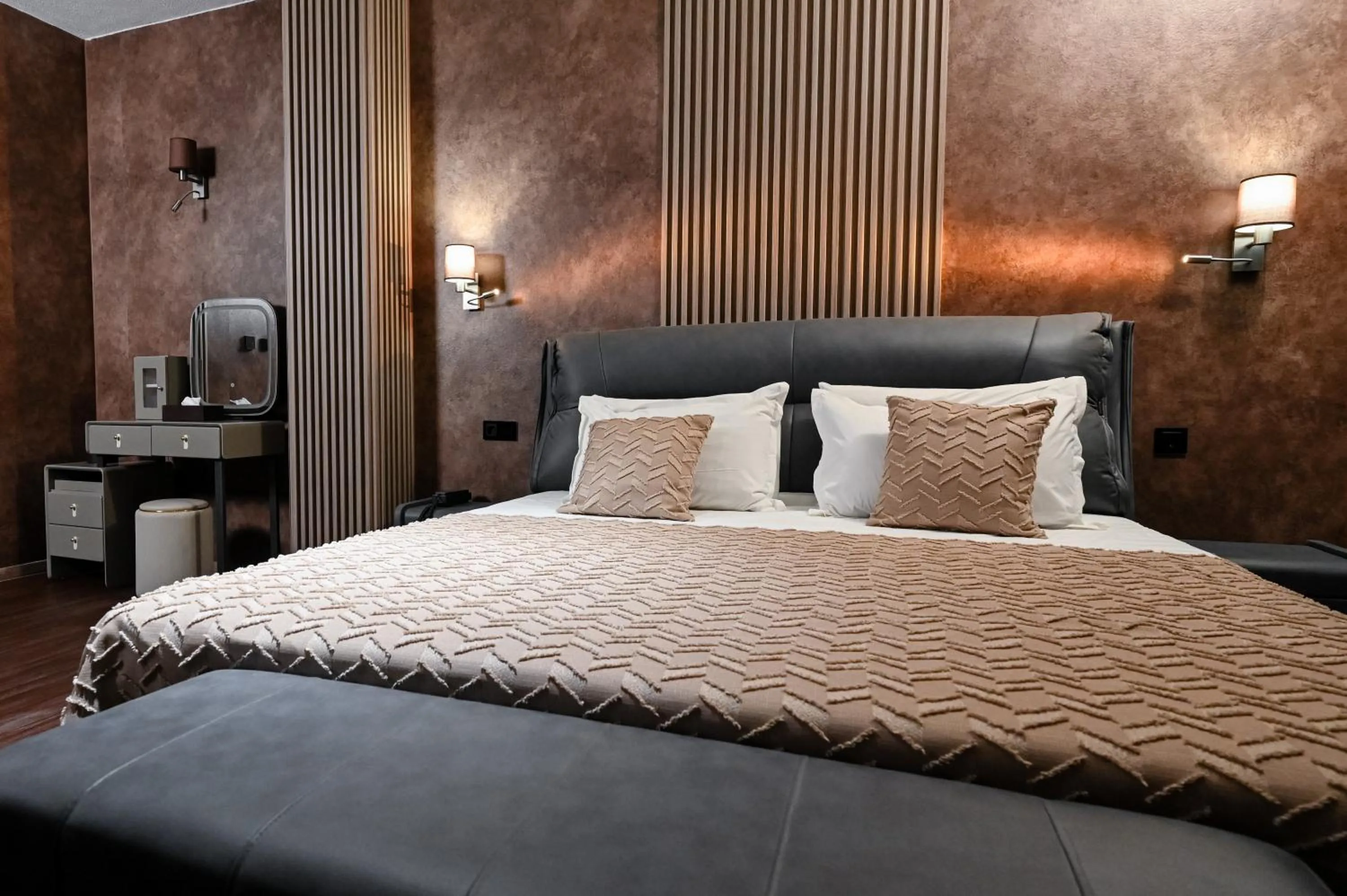 Bed in Grey Star Hotel