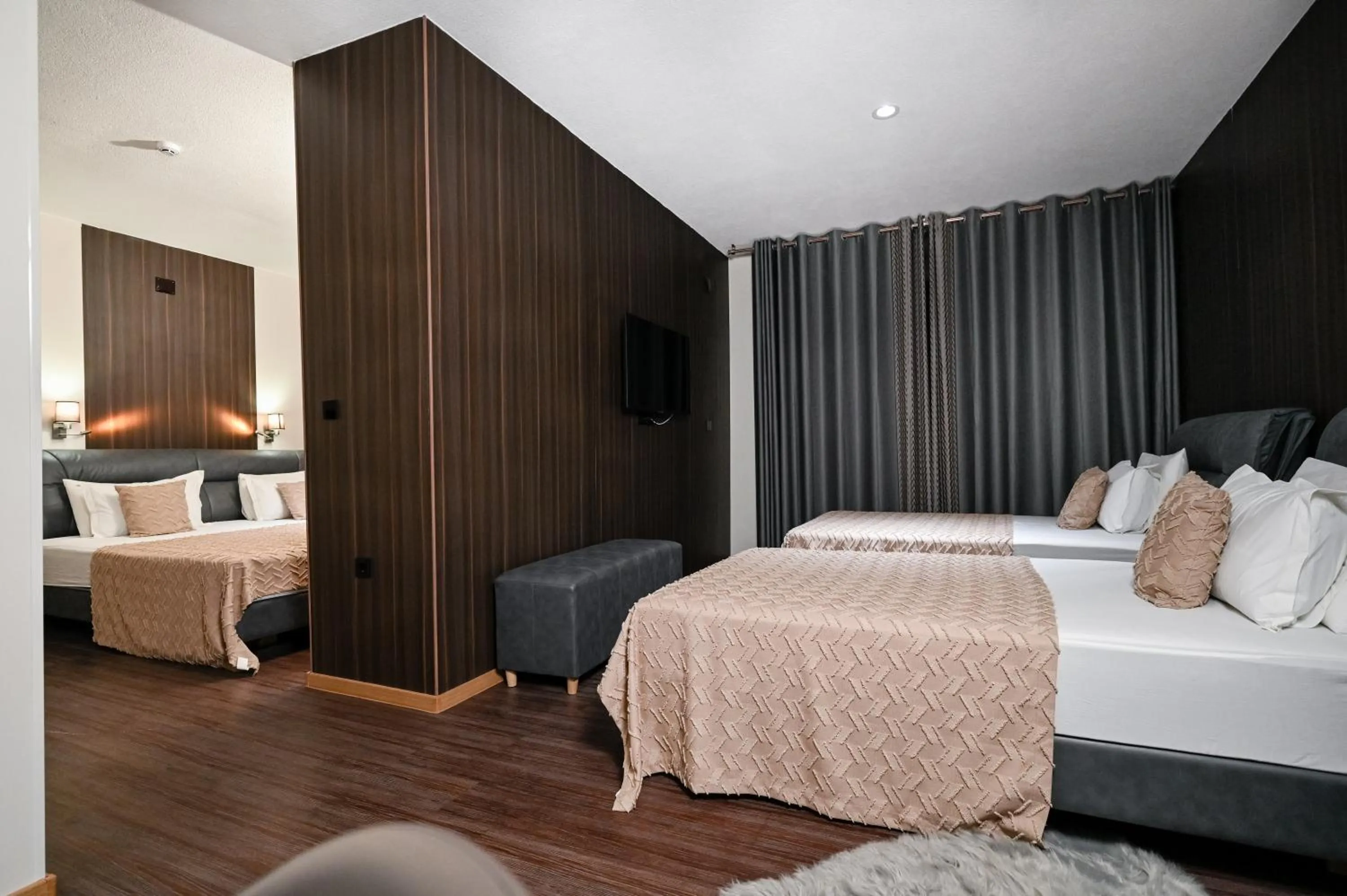 Bed in Grey Star Hotel