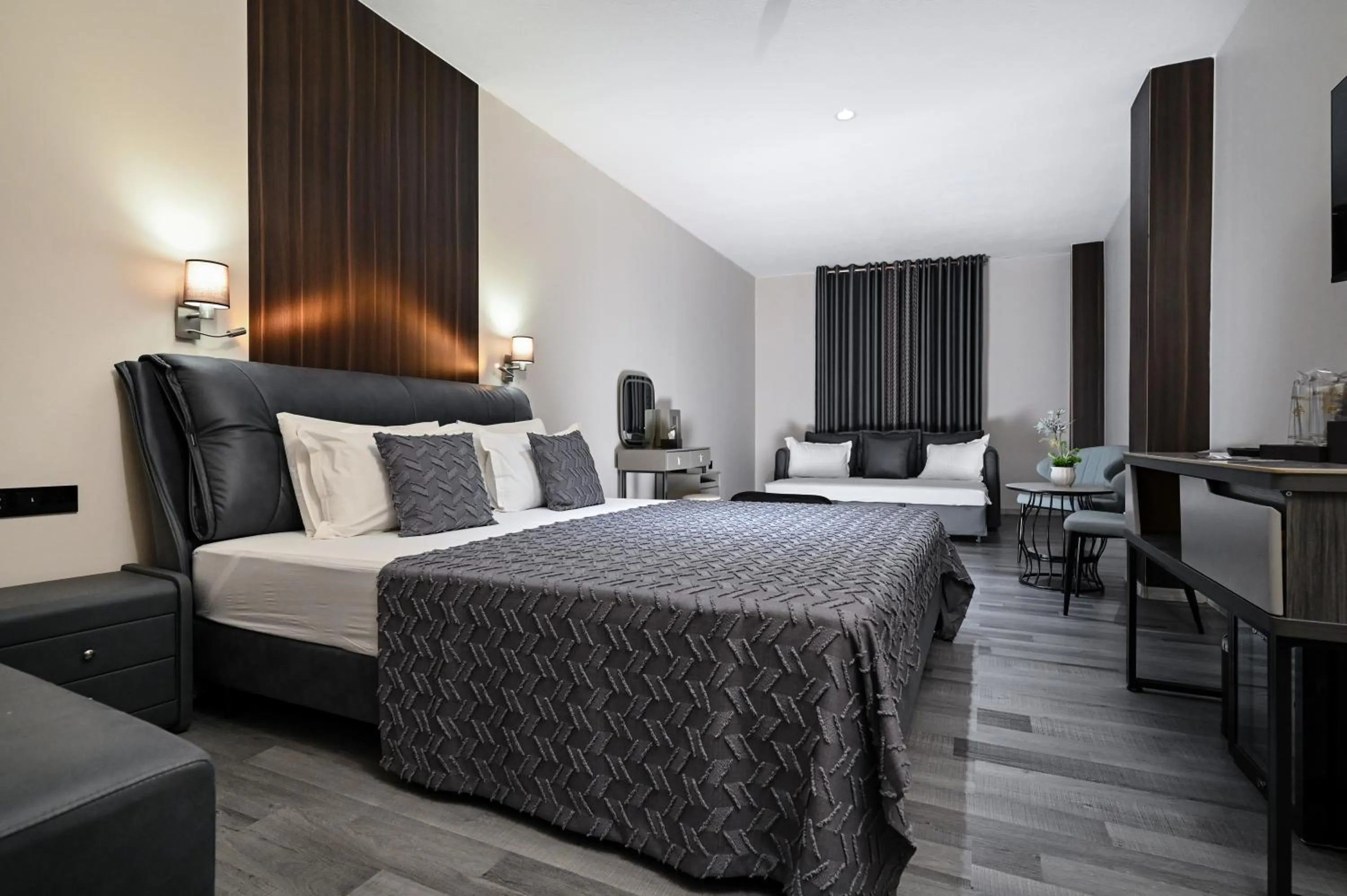 Bed in Grey Star Hotel