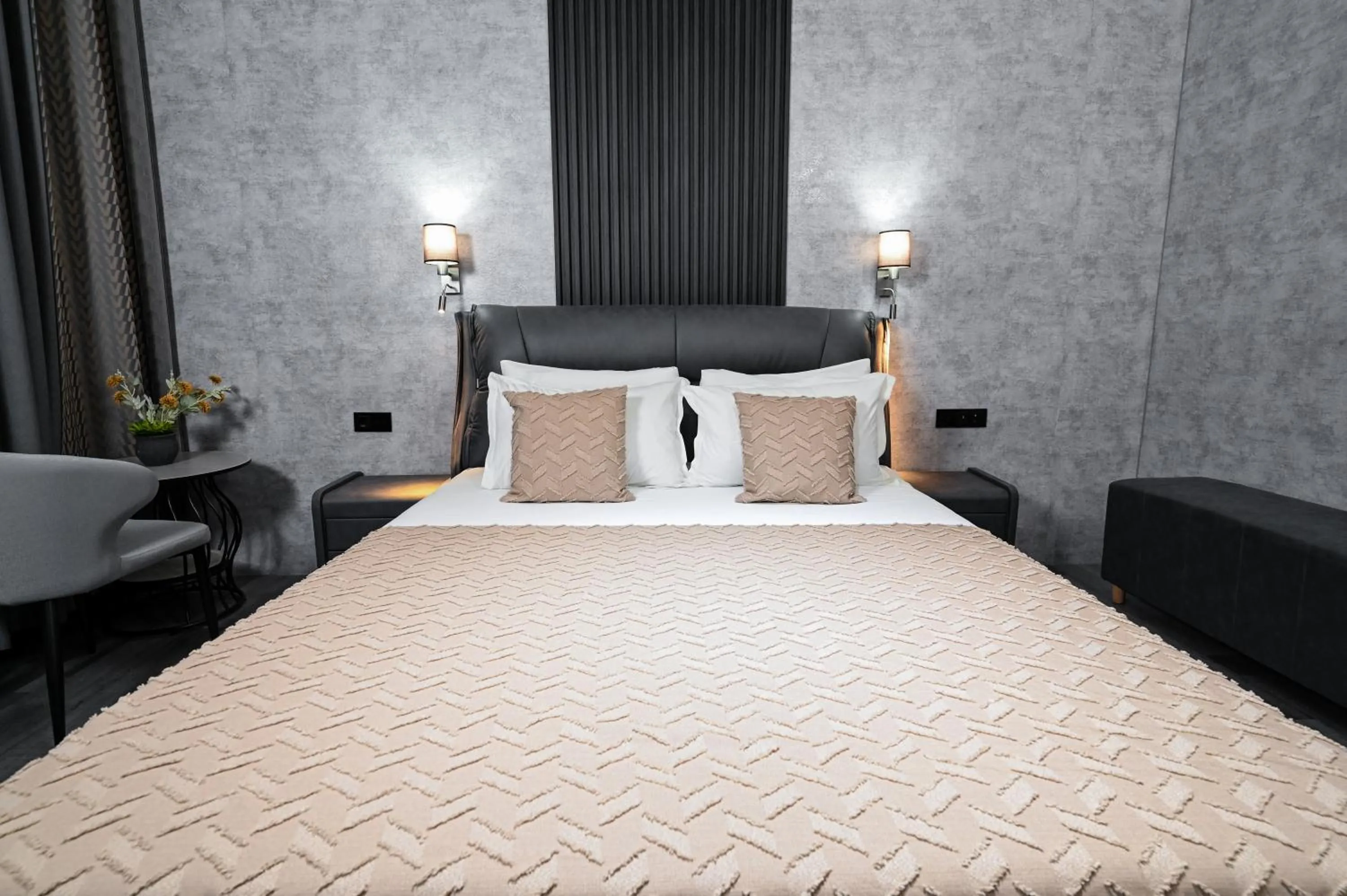 Bed in Grey Star Hotel