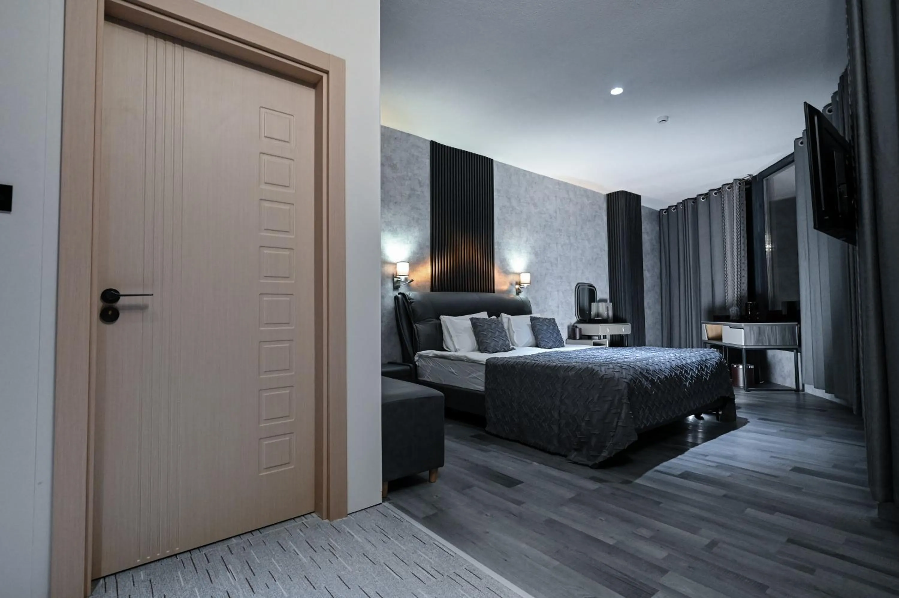 Bed in Grey Star Hotel