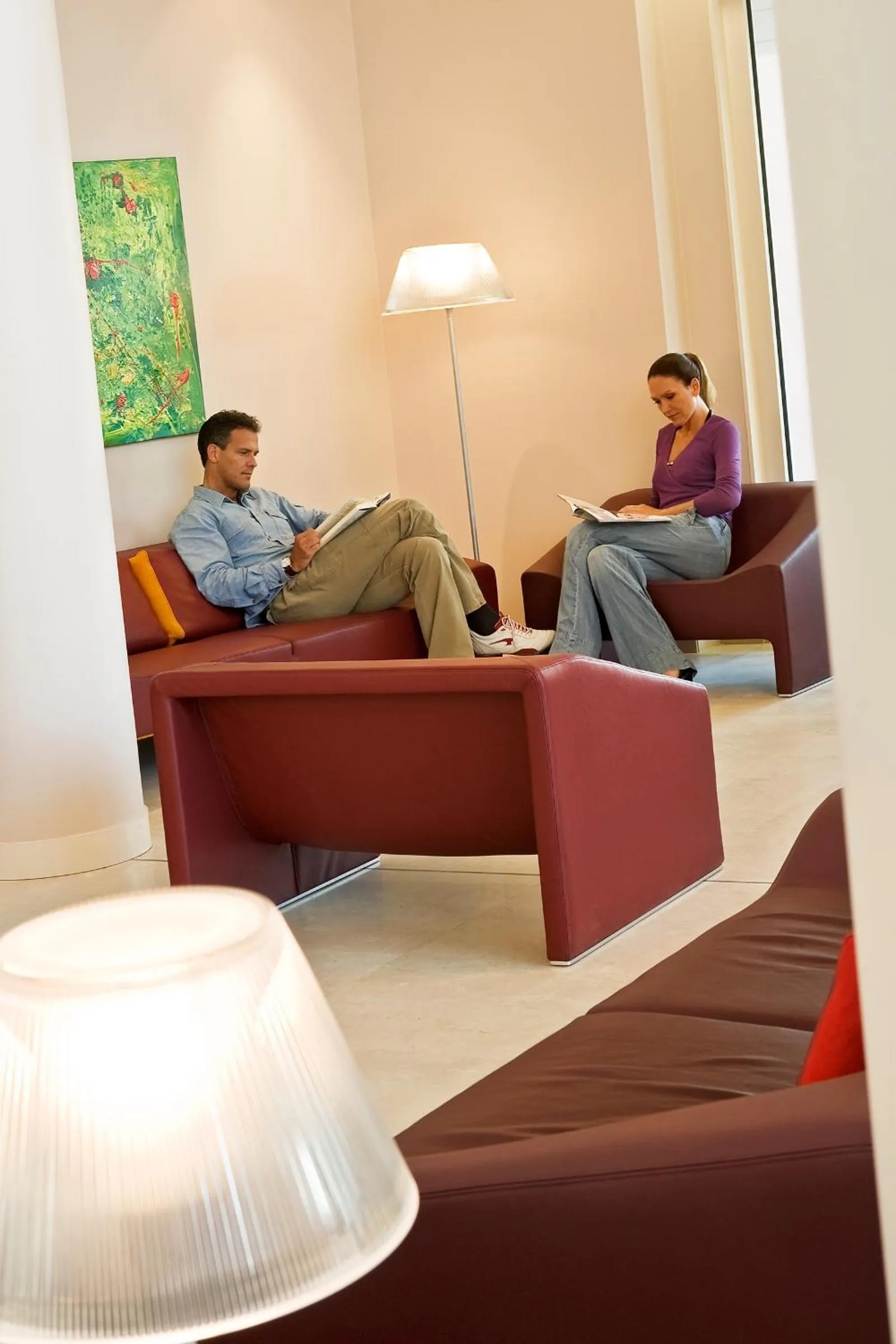 Communal lounge/ TV room in Hotel Rafael