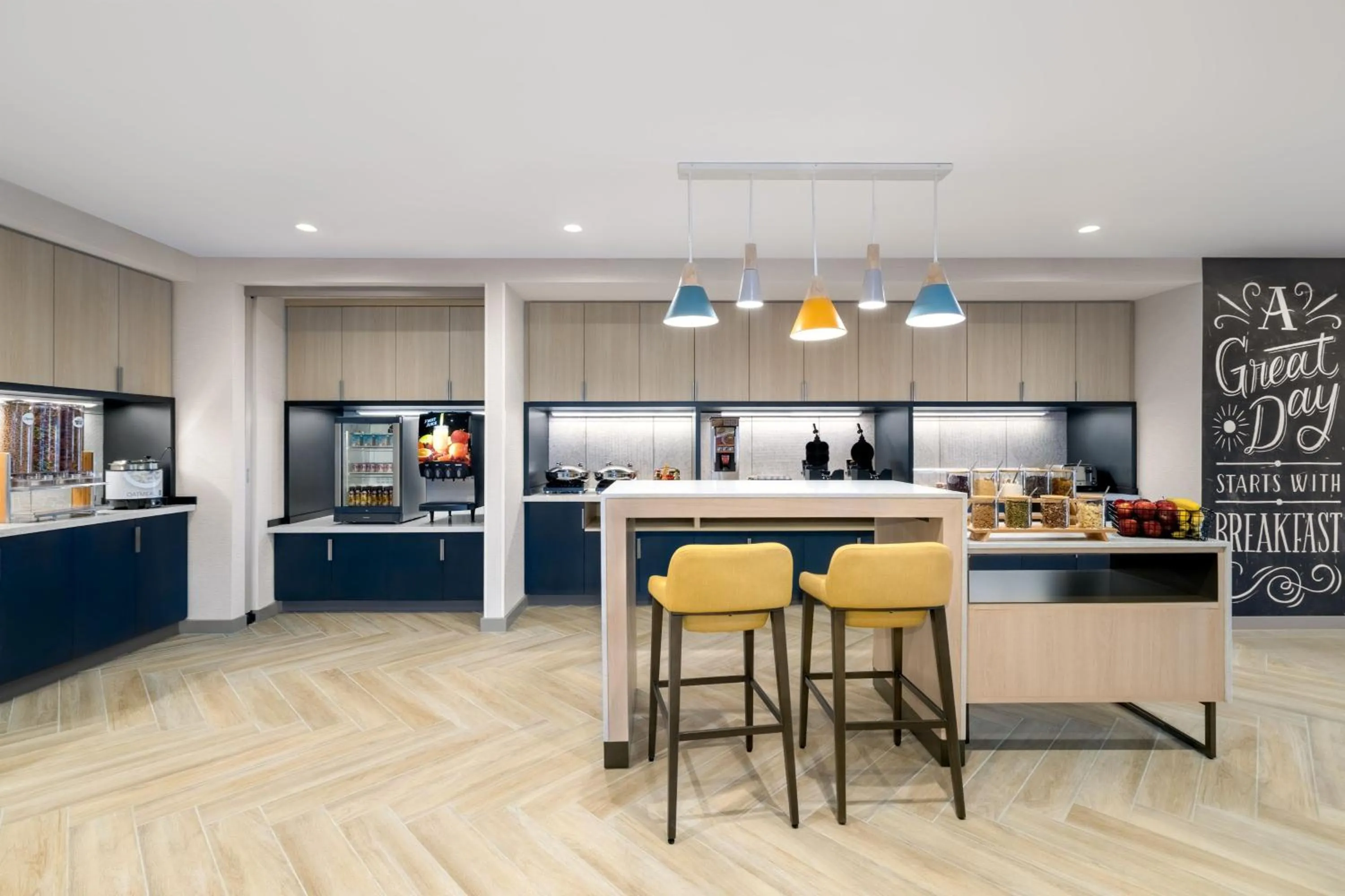 Breakfast in TownePlace Suites by Marriott Geneva at SPIRE Academy