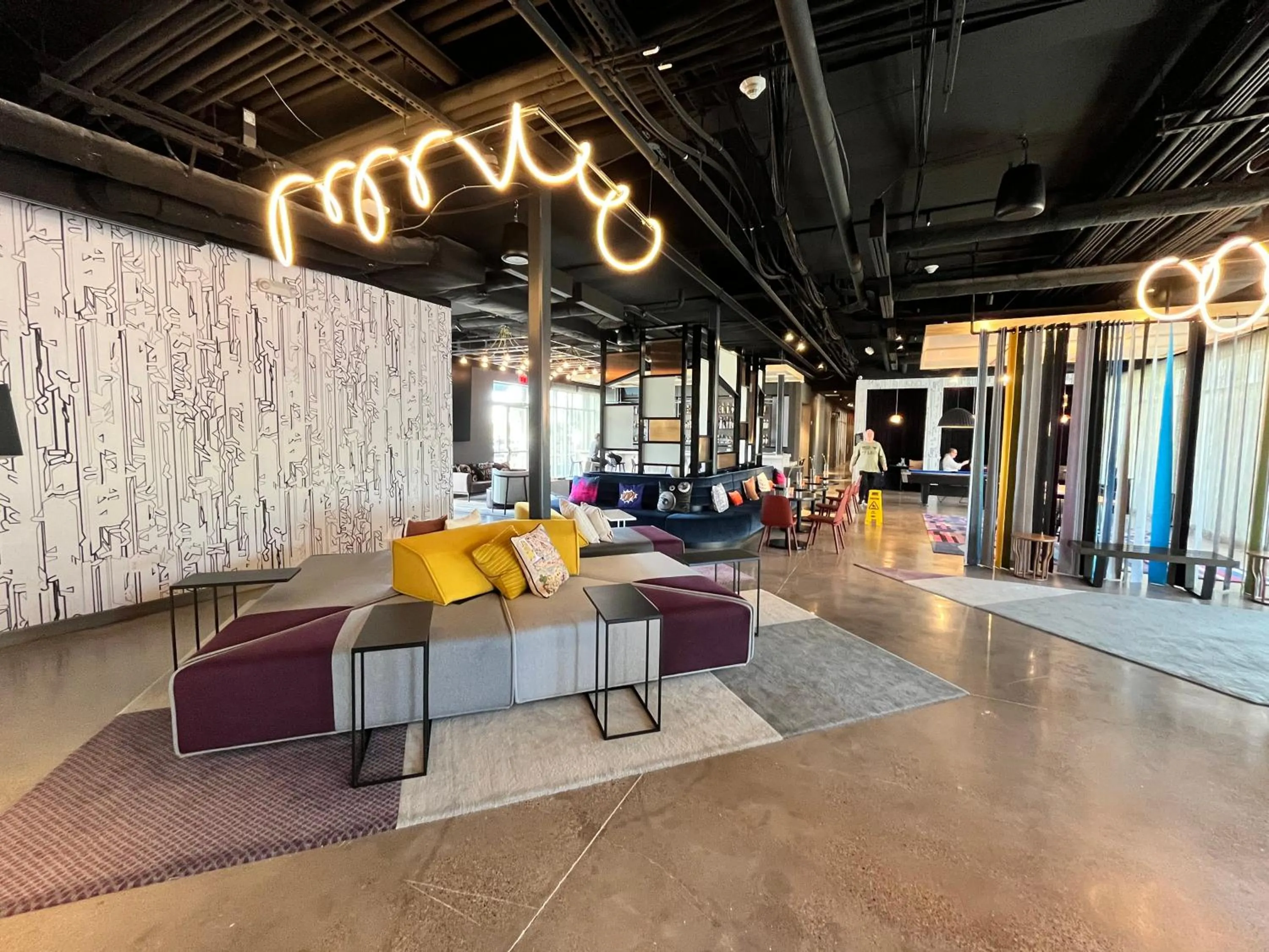 Seating area in Aloft McAllen