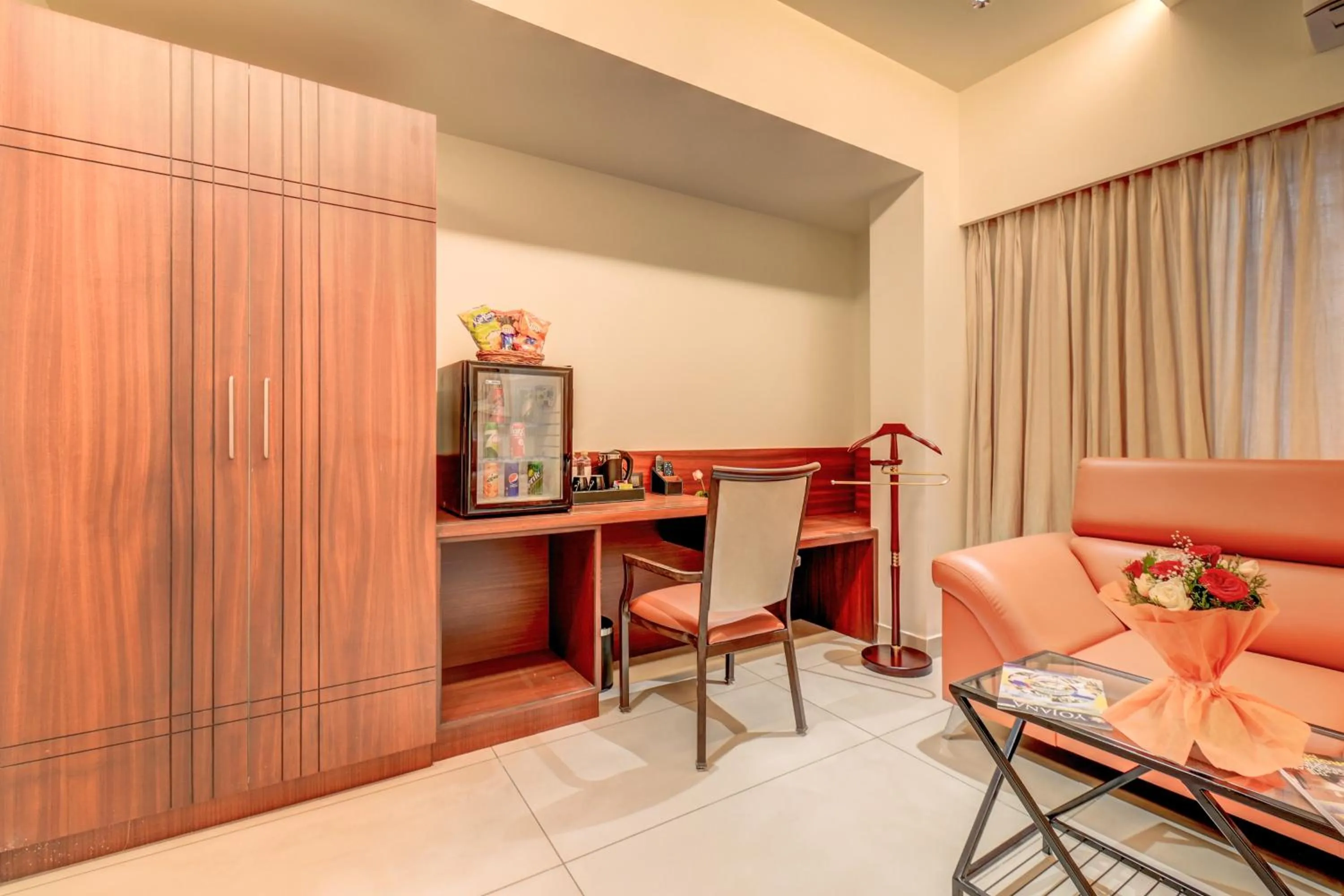 Living room in Hotel Hari Govindas Mysore - Explore the Heart of Mysore