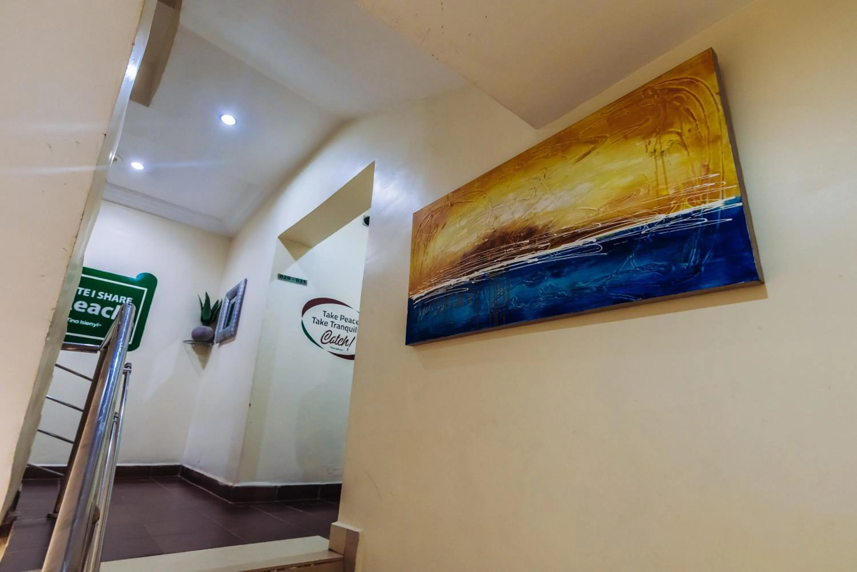 Decorative detail in Tranquil Mews Hotel