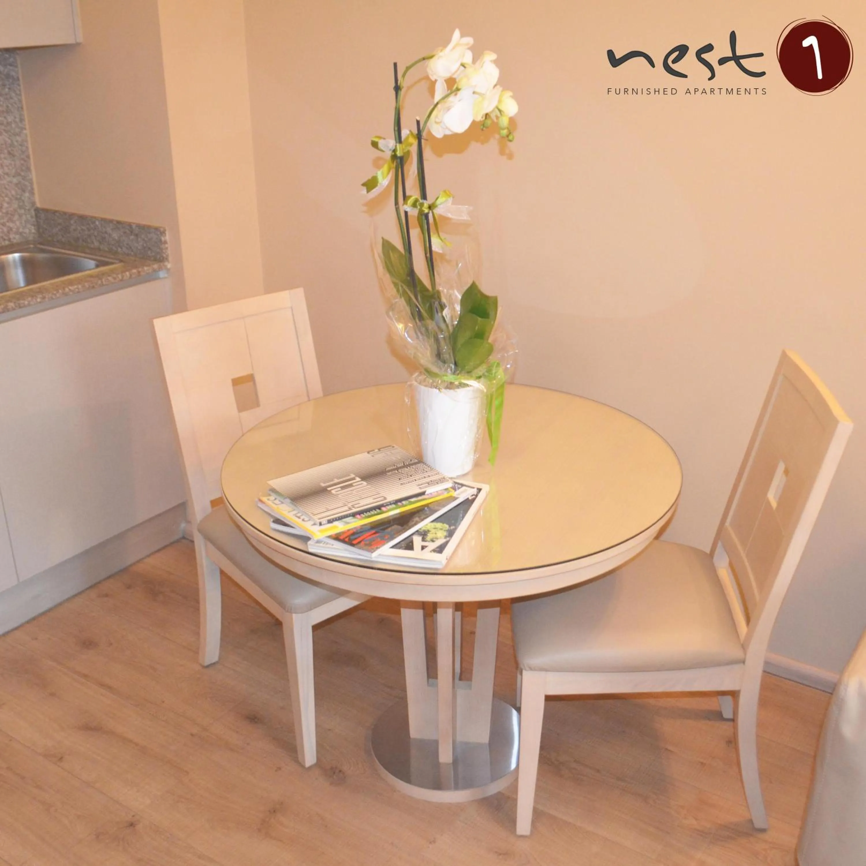 Dining area in Nest 1 Hotel