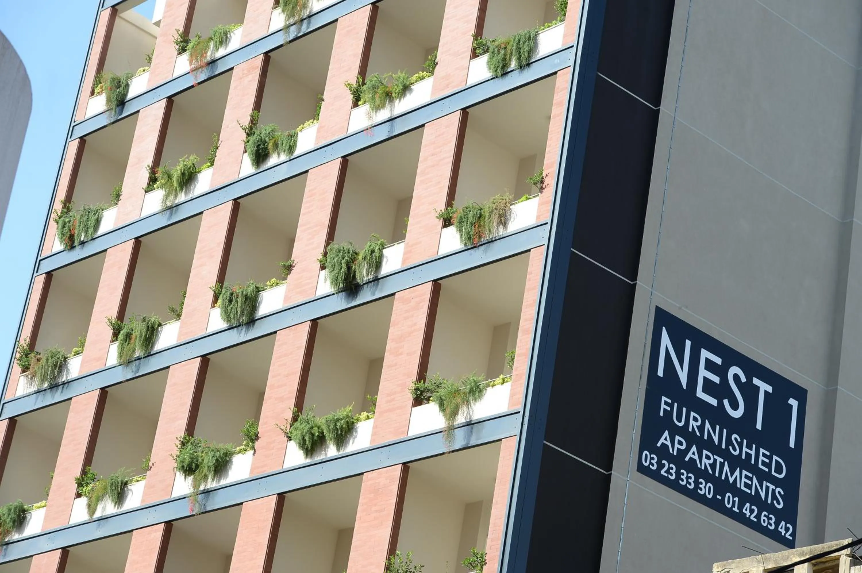 Facade/entrance in Nest 1 Hotel