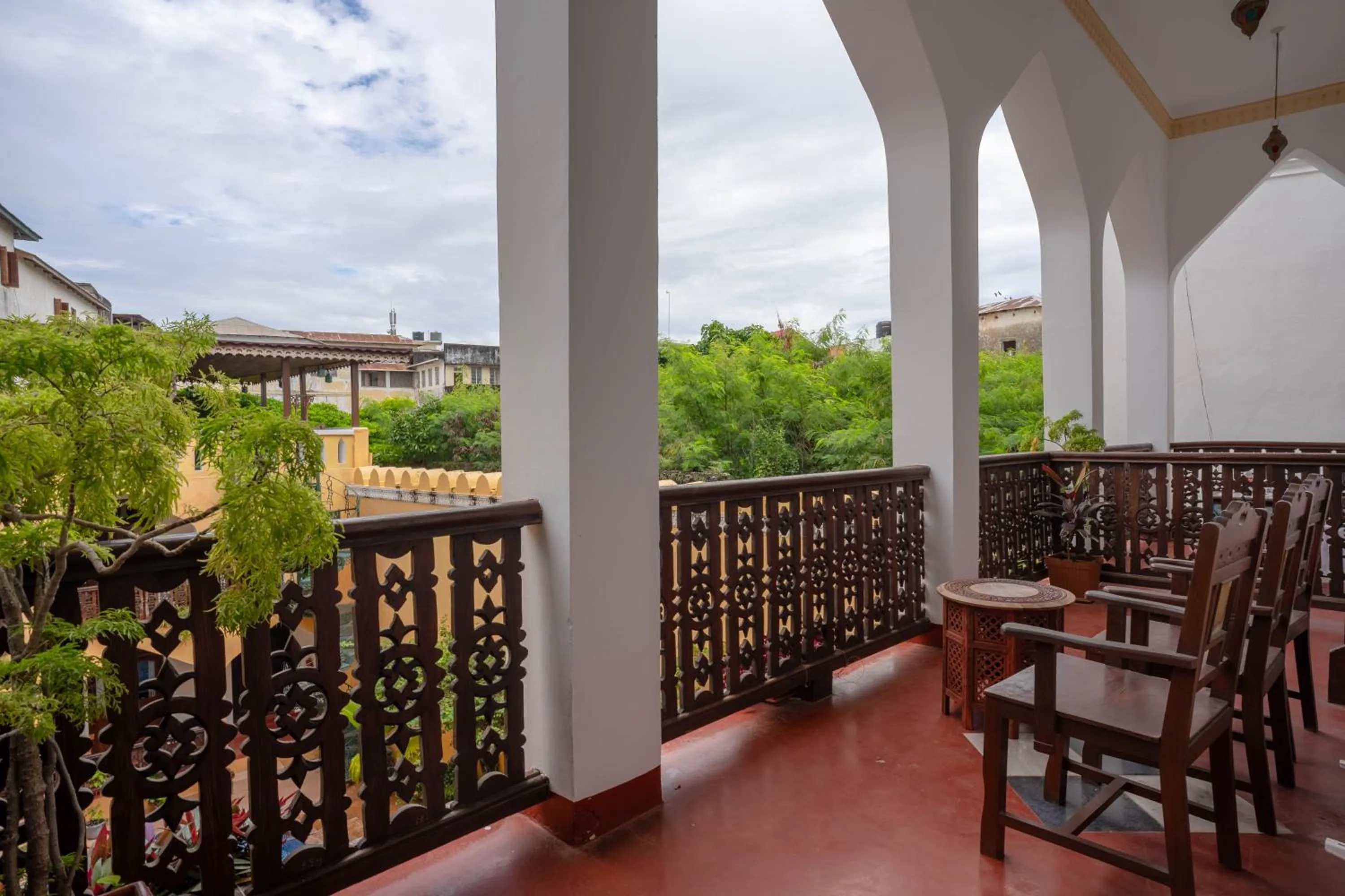 Patio in Mizingani Seafront Hotel